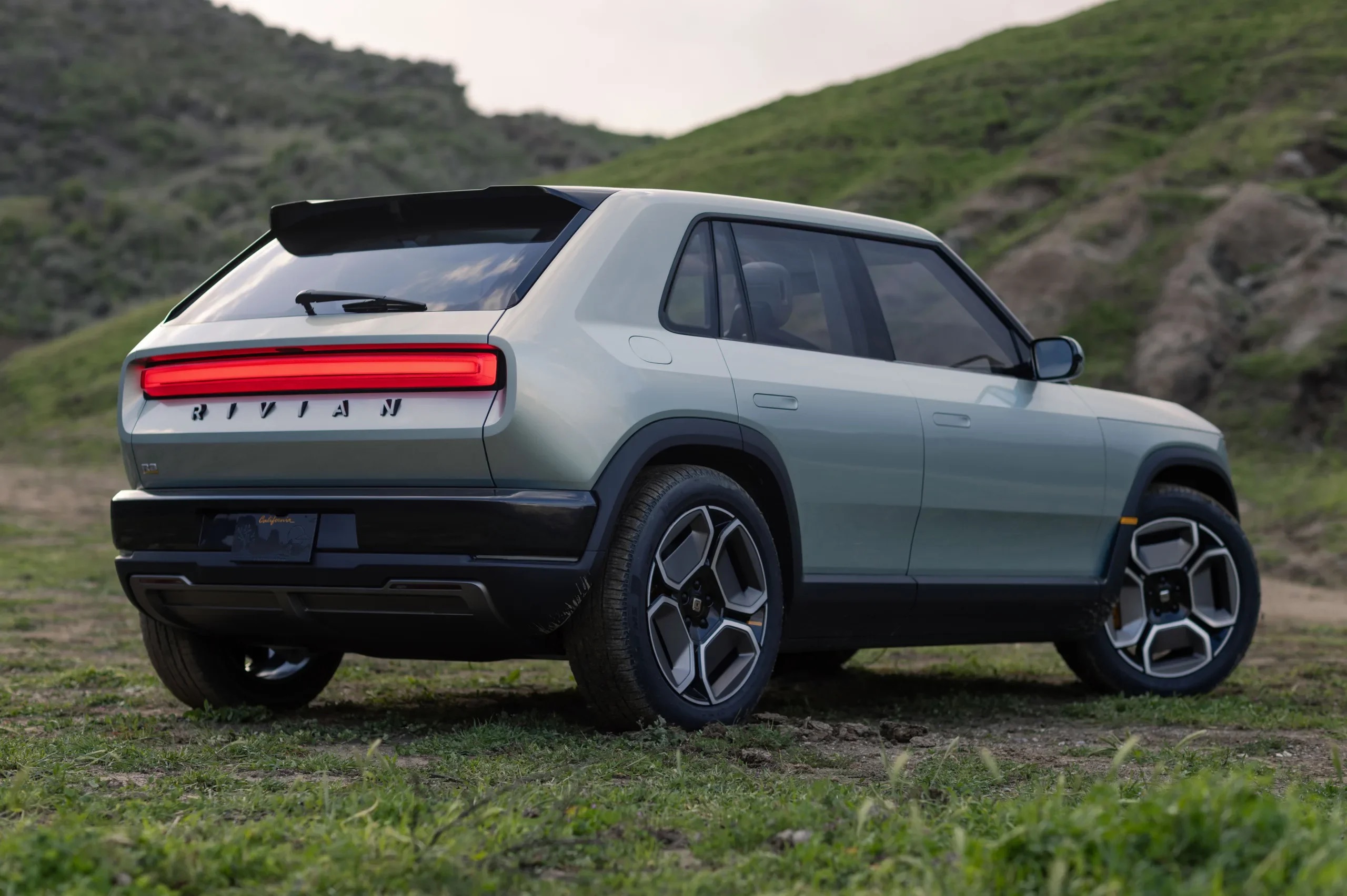 Rivian R3 outdoors