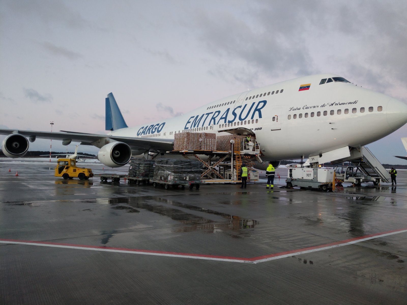 Venezuelan Emtrasur Cargo airline Boeing 747