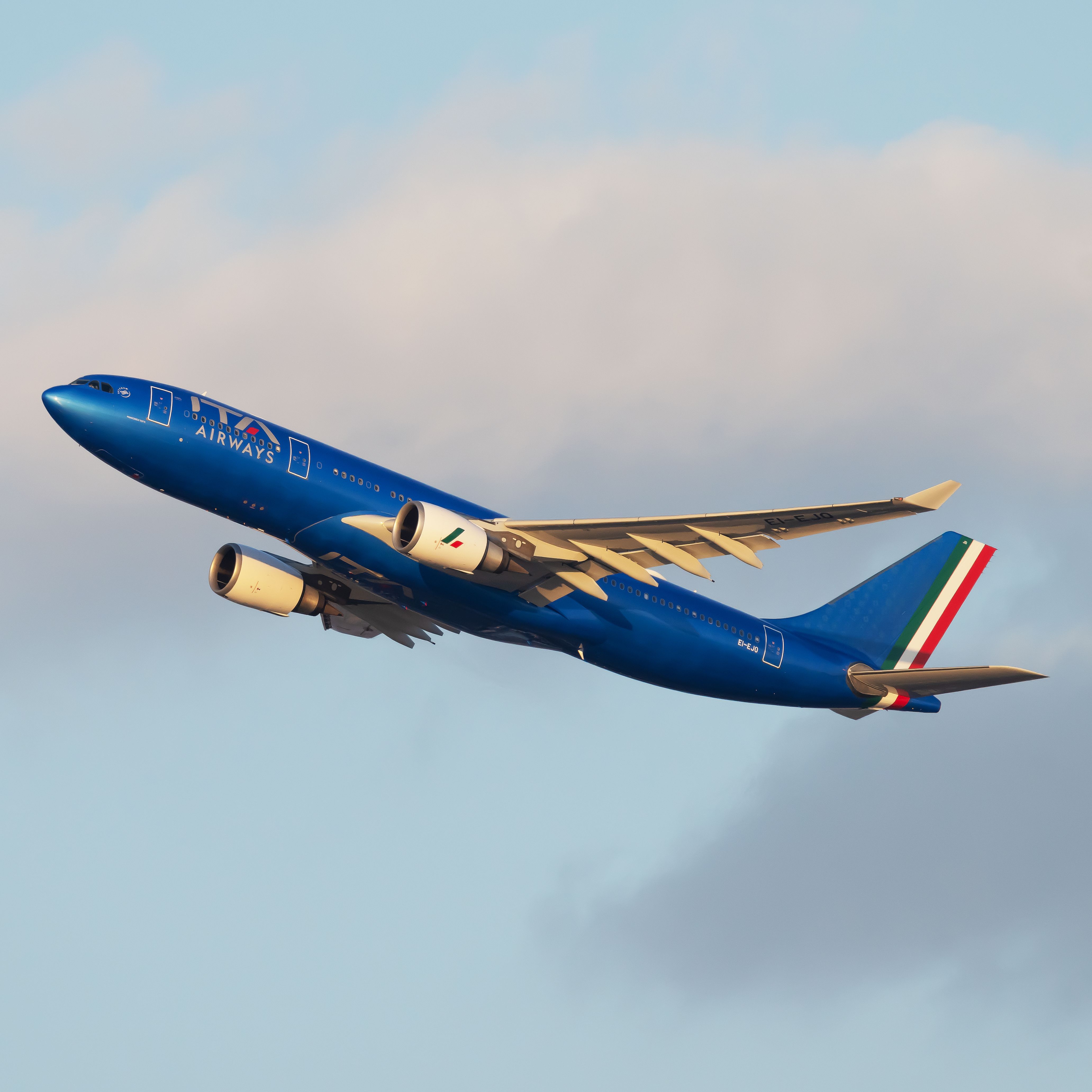 ITA Airways Airbus A330 in sky