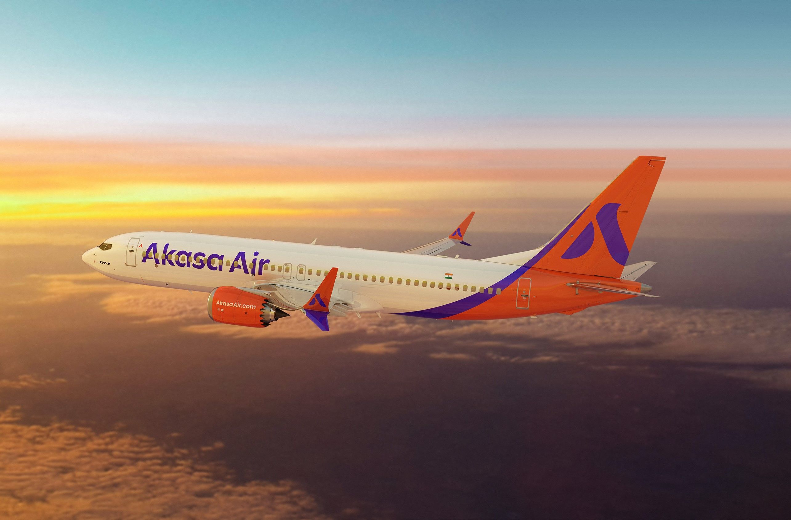 Akasa Air Boeing 737 MAX