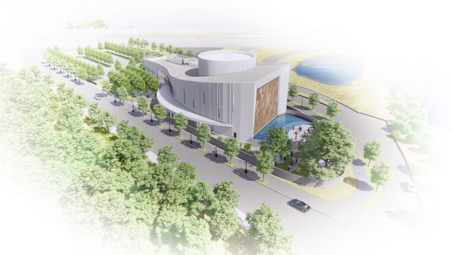 A rendering of the Holocaust Museum for Hope and Humanity planned in Orlando, which could receive $5 million in state funding.