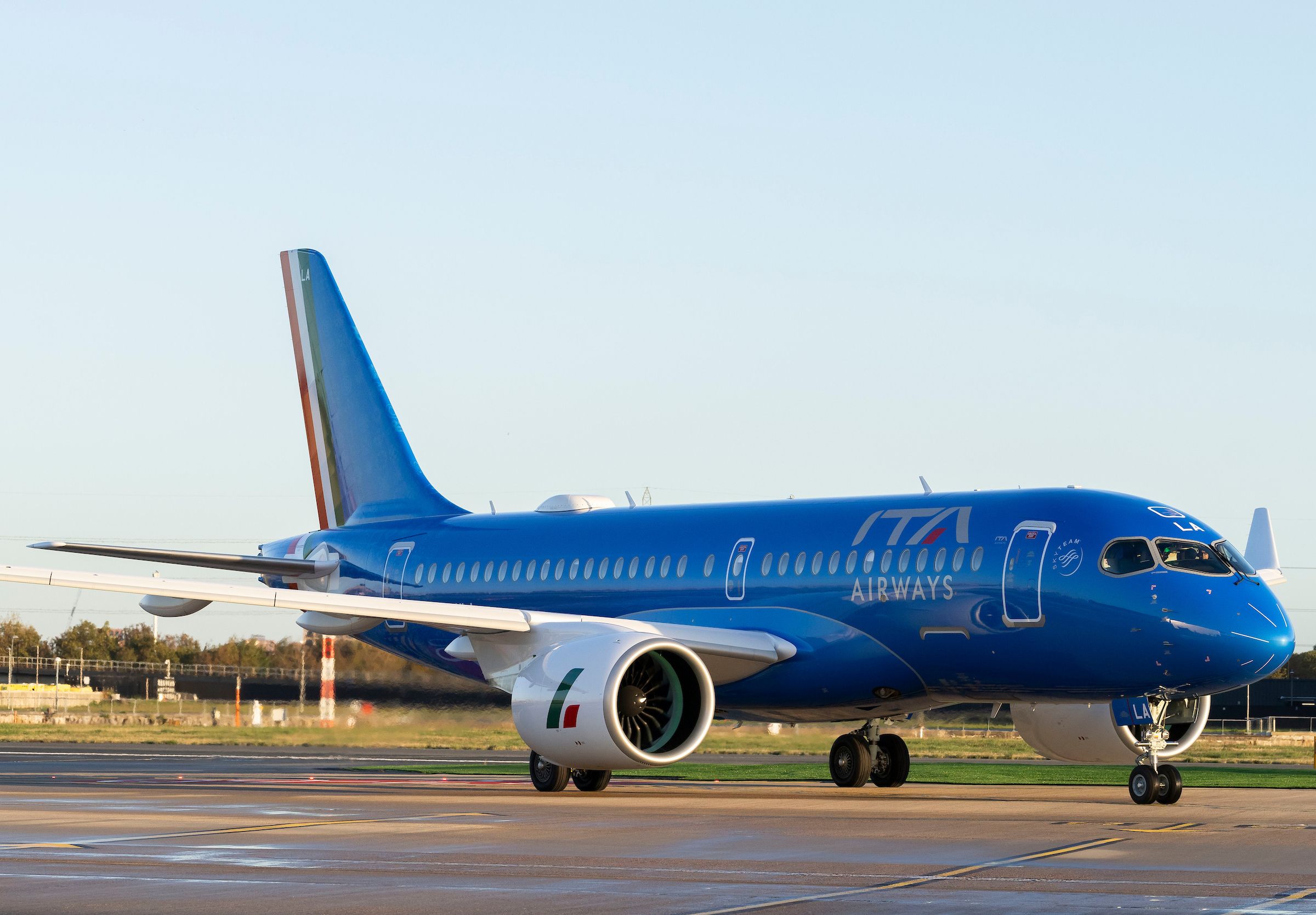 ITA Airways Airbus A220 At London City Airport
