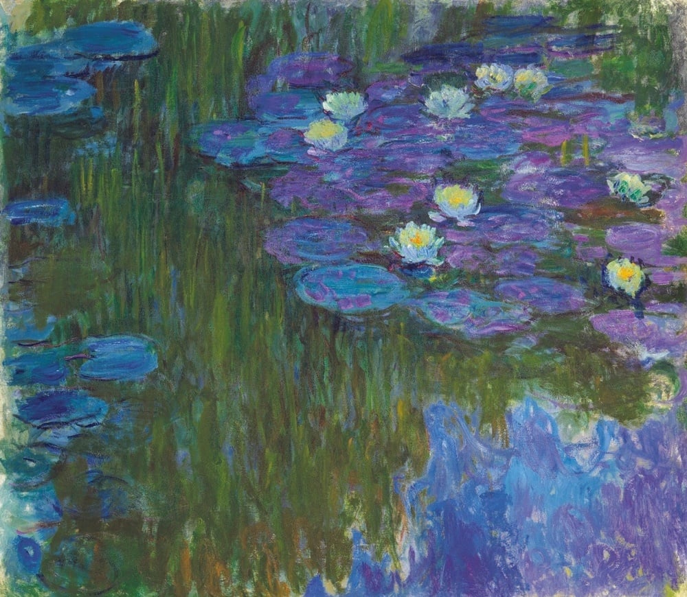 Claude Monet, Nymphéas en fleur (circa 1914-17). Courtesy Christie's Images Ltd.