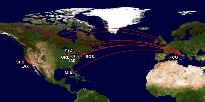 ita-north-america routes