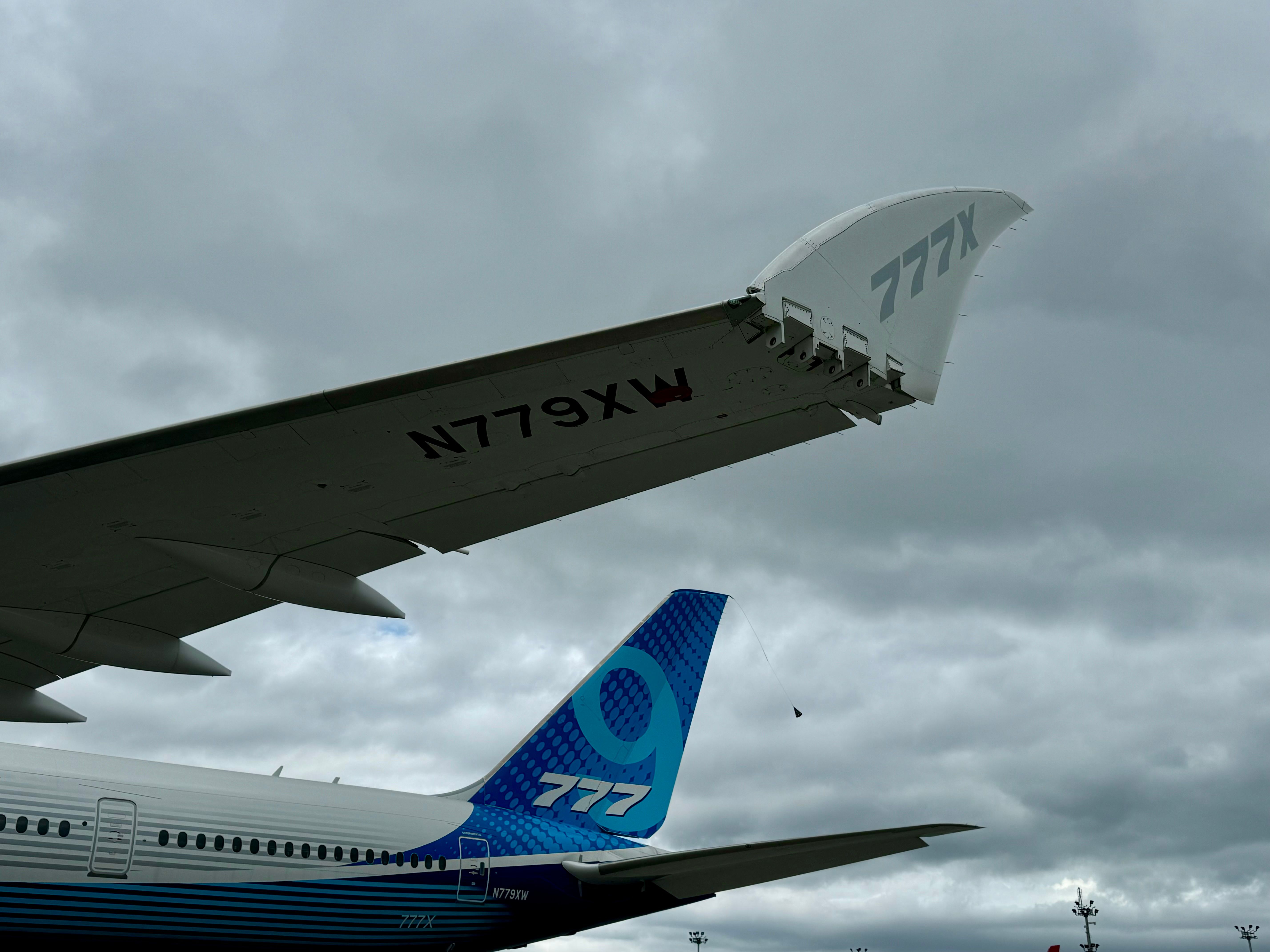 The folding wingtips of the 777X