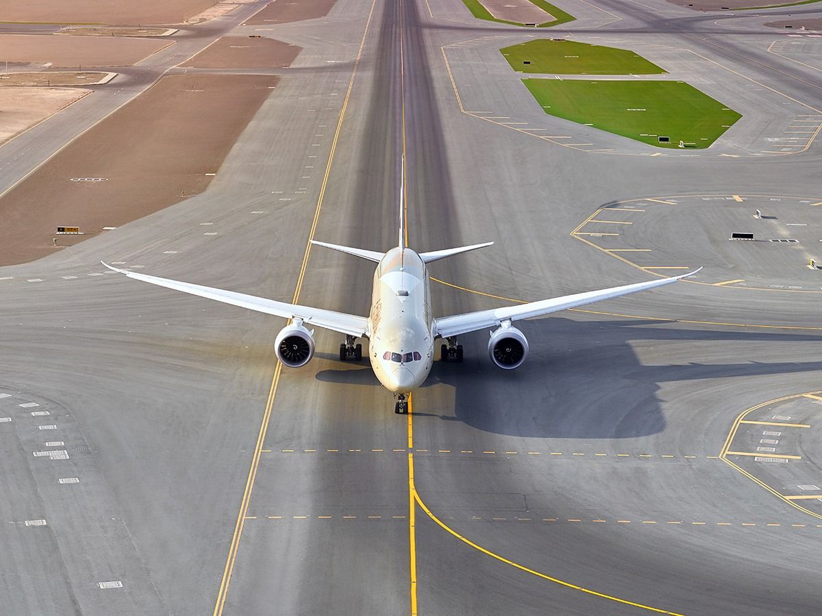 Etihad Boeing 787 Dreamliner.