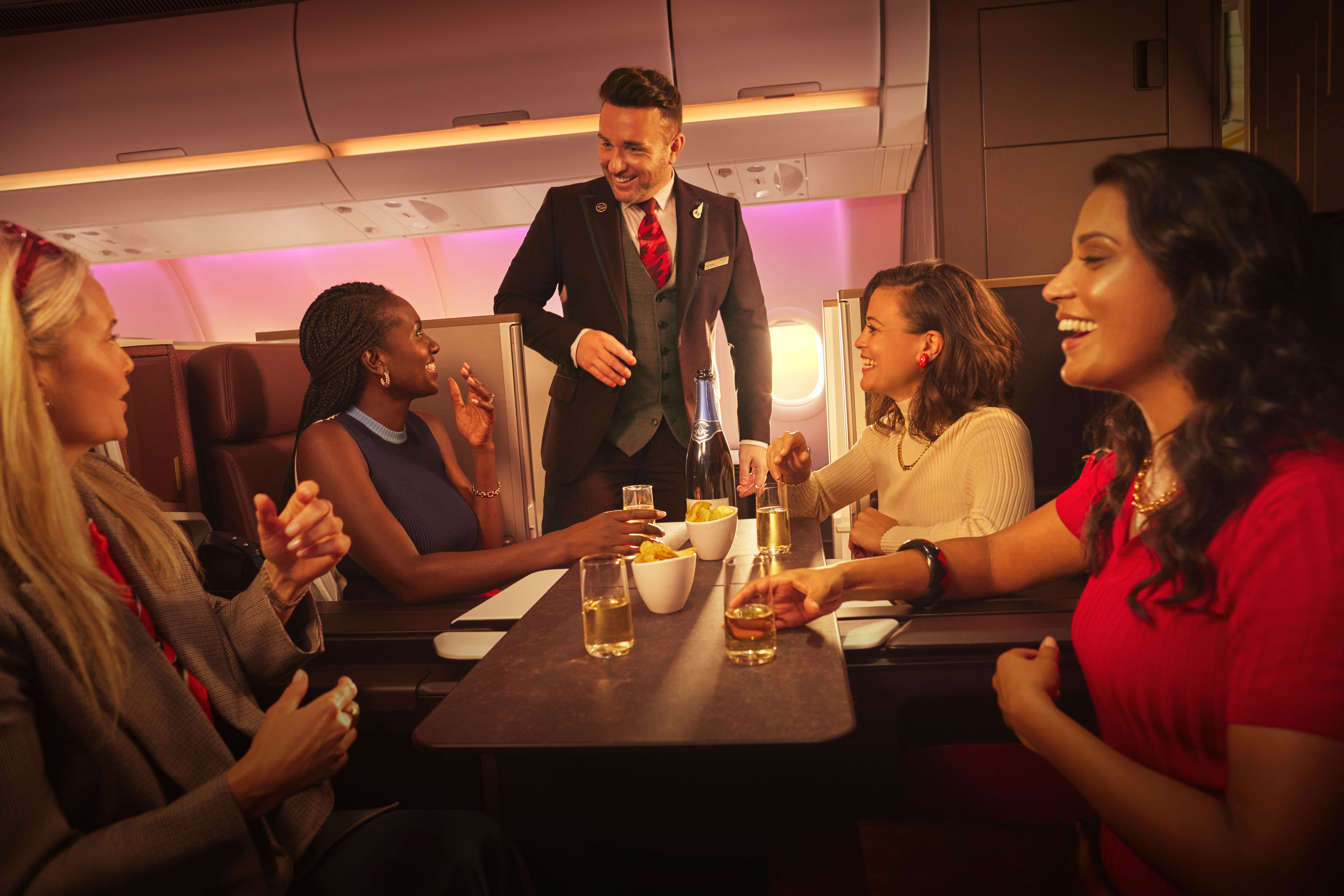 Virgin Atlantic onboard service
