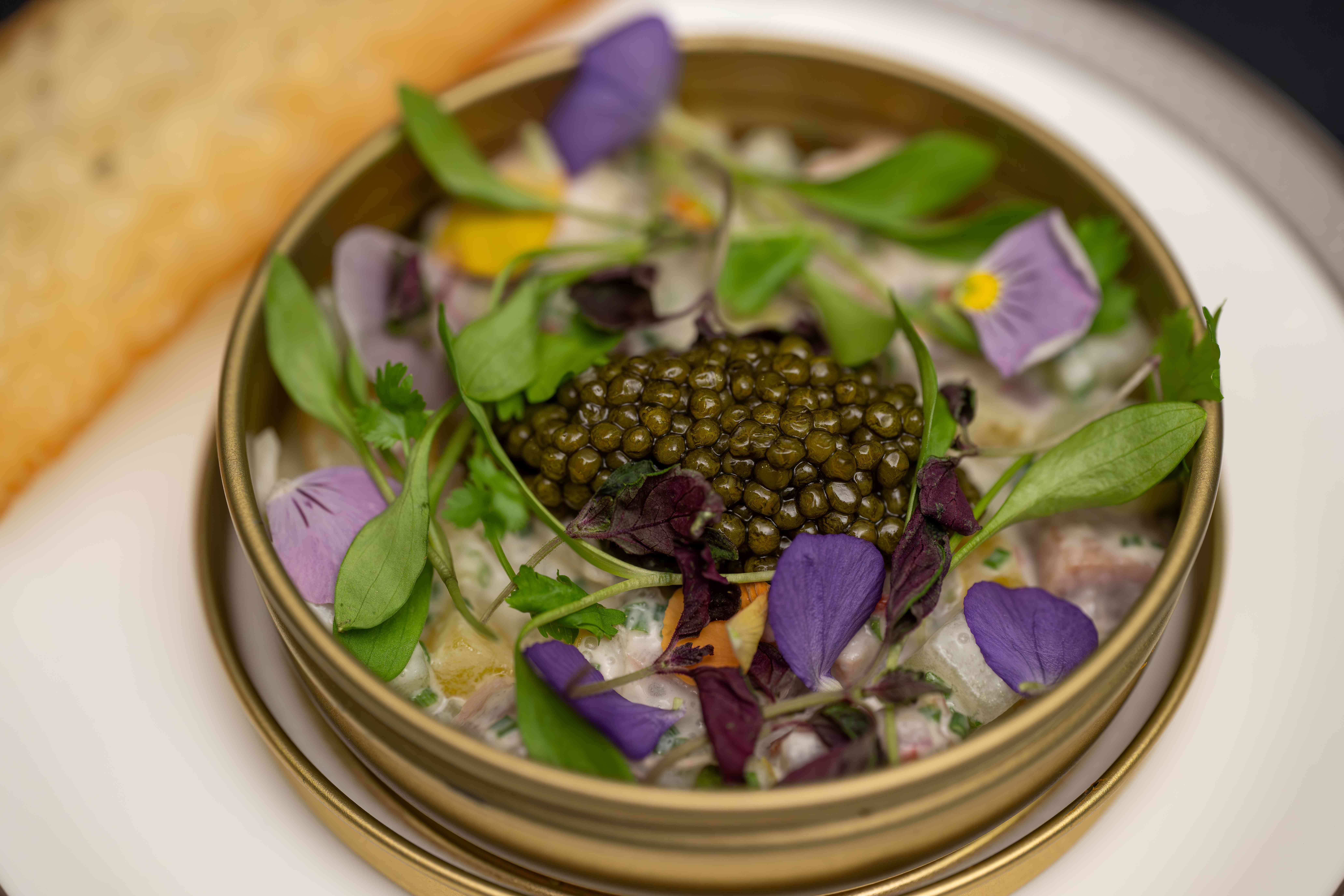 Yellowfin Tuna and Caviar Singapore Airlines