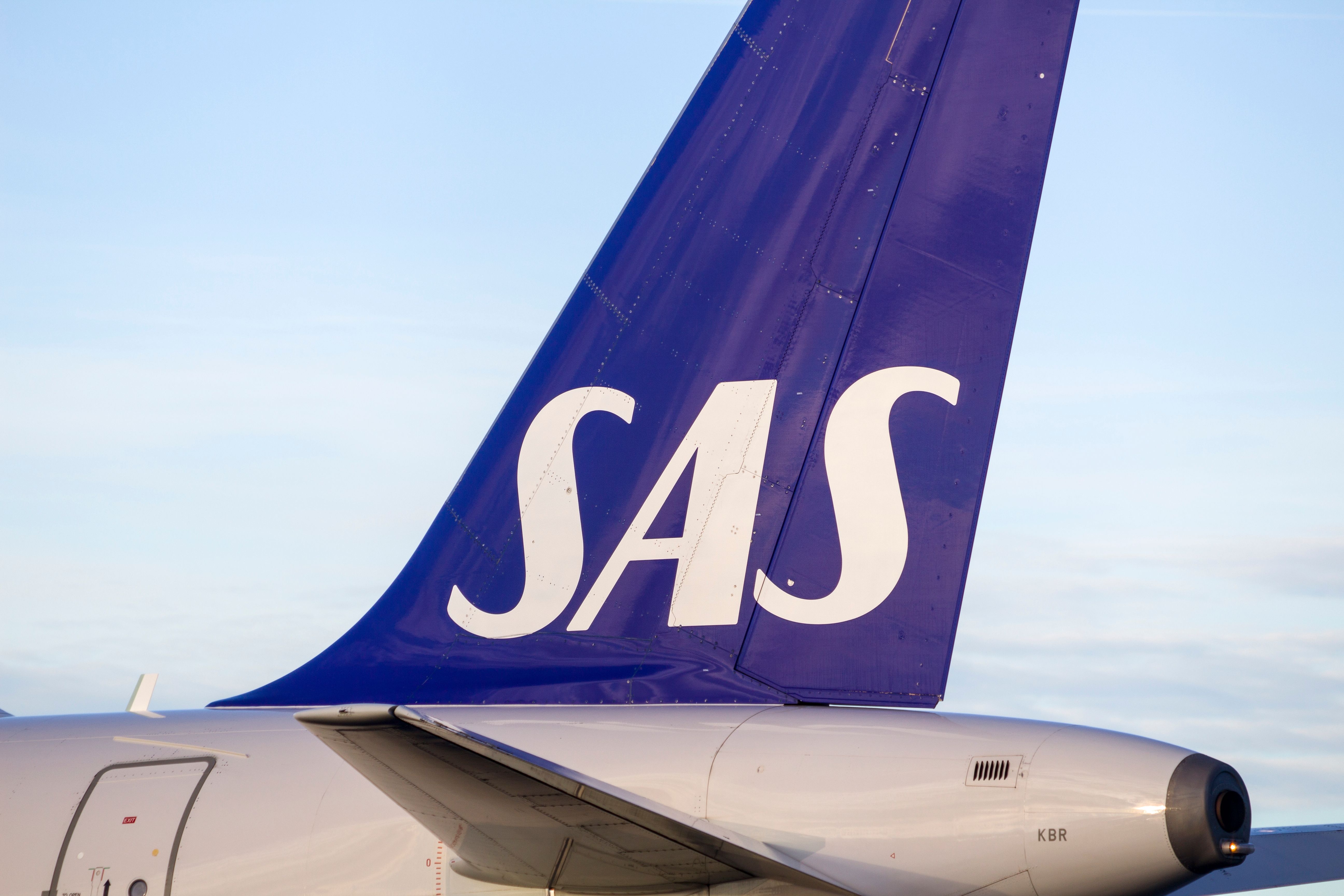 SAS – Scandinavian Airlines plane tail