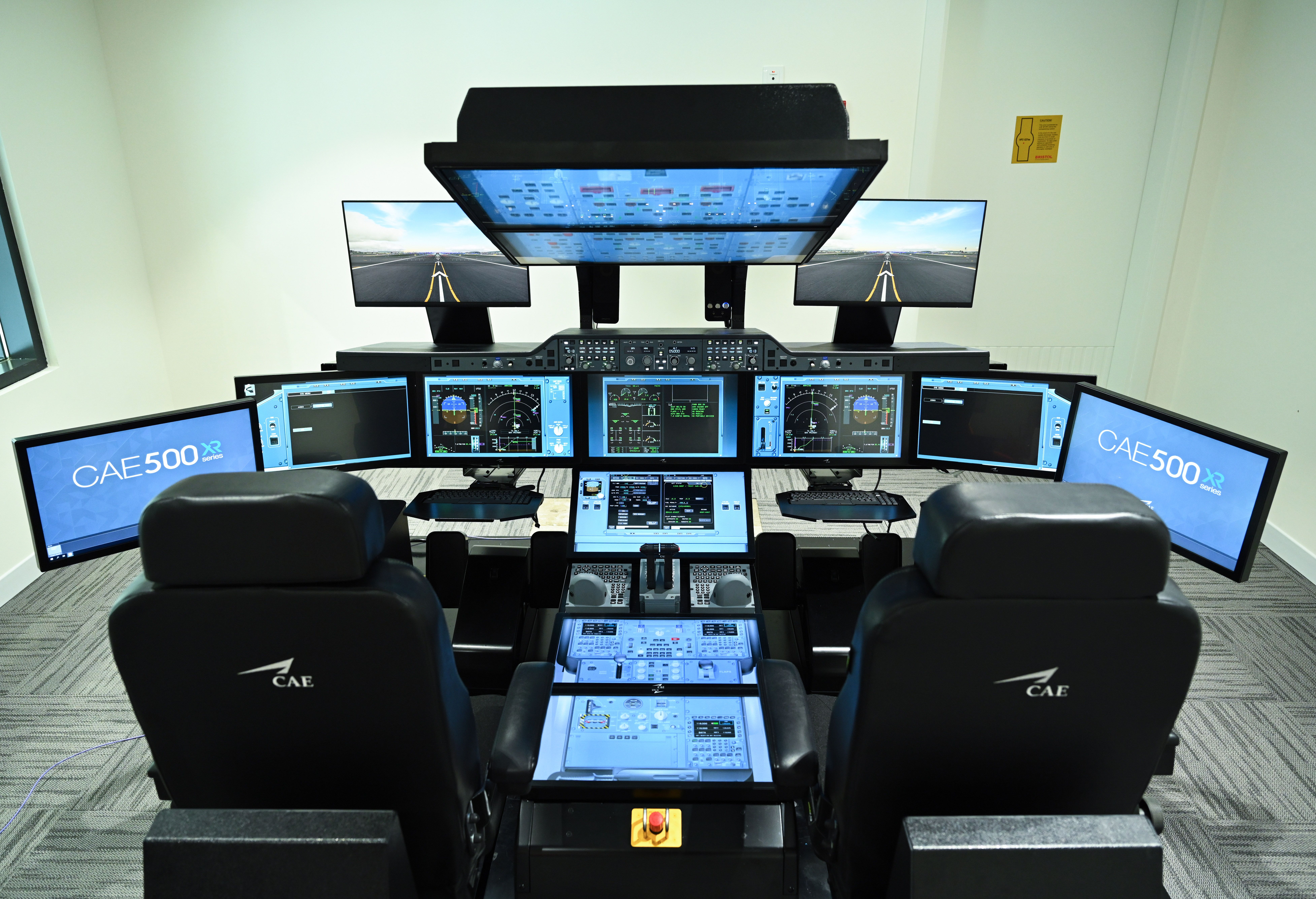 Emirates A350 training device.