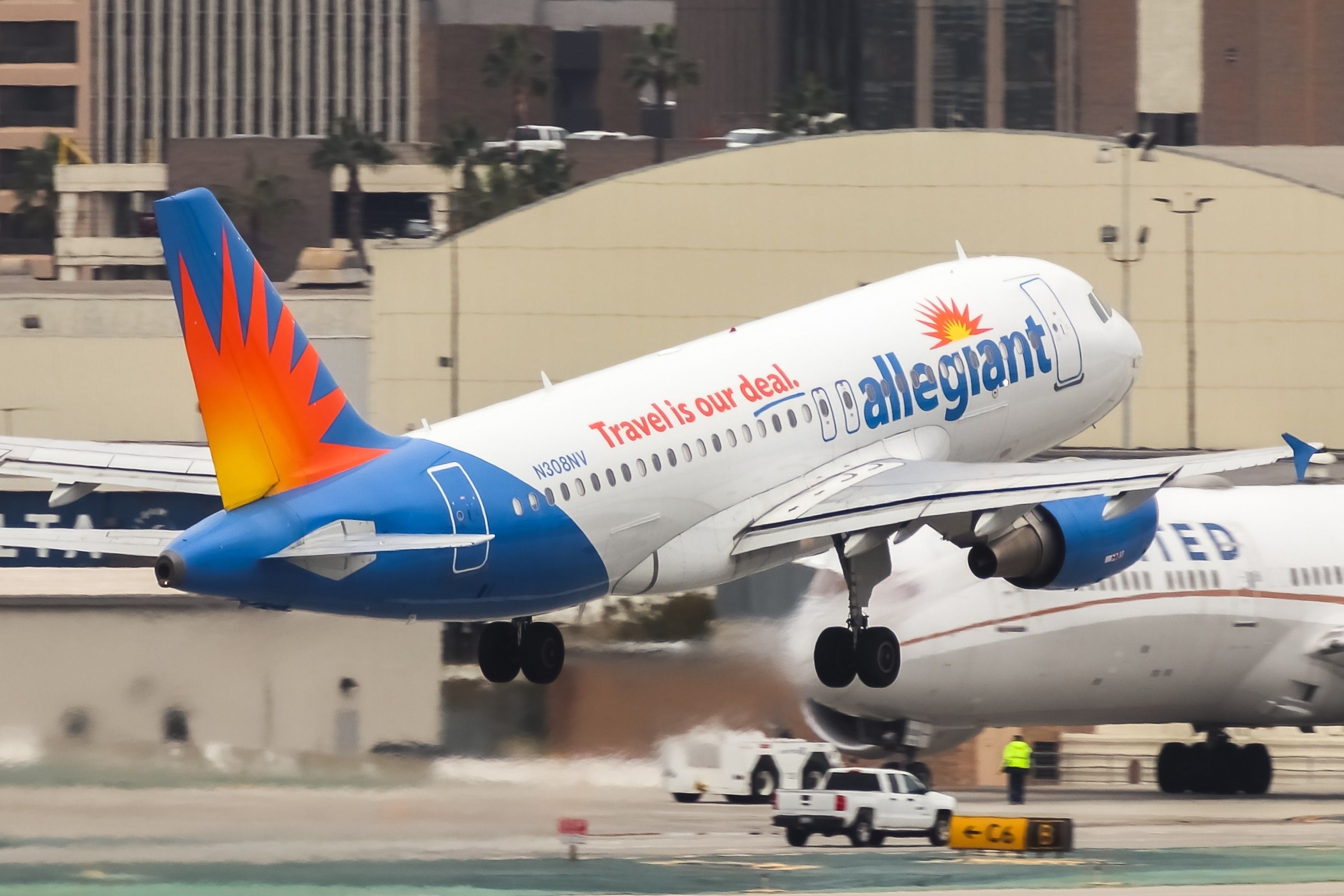 Allegiant taking off1 shutterstock_2240109071