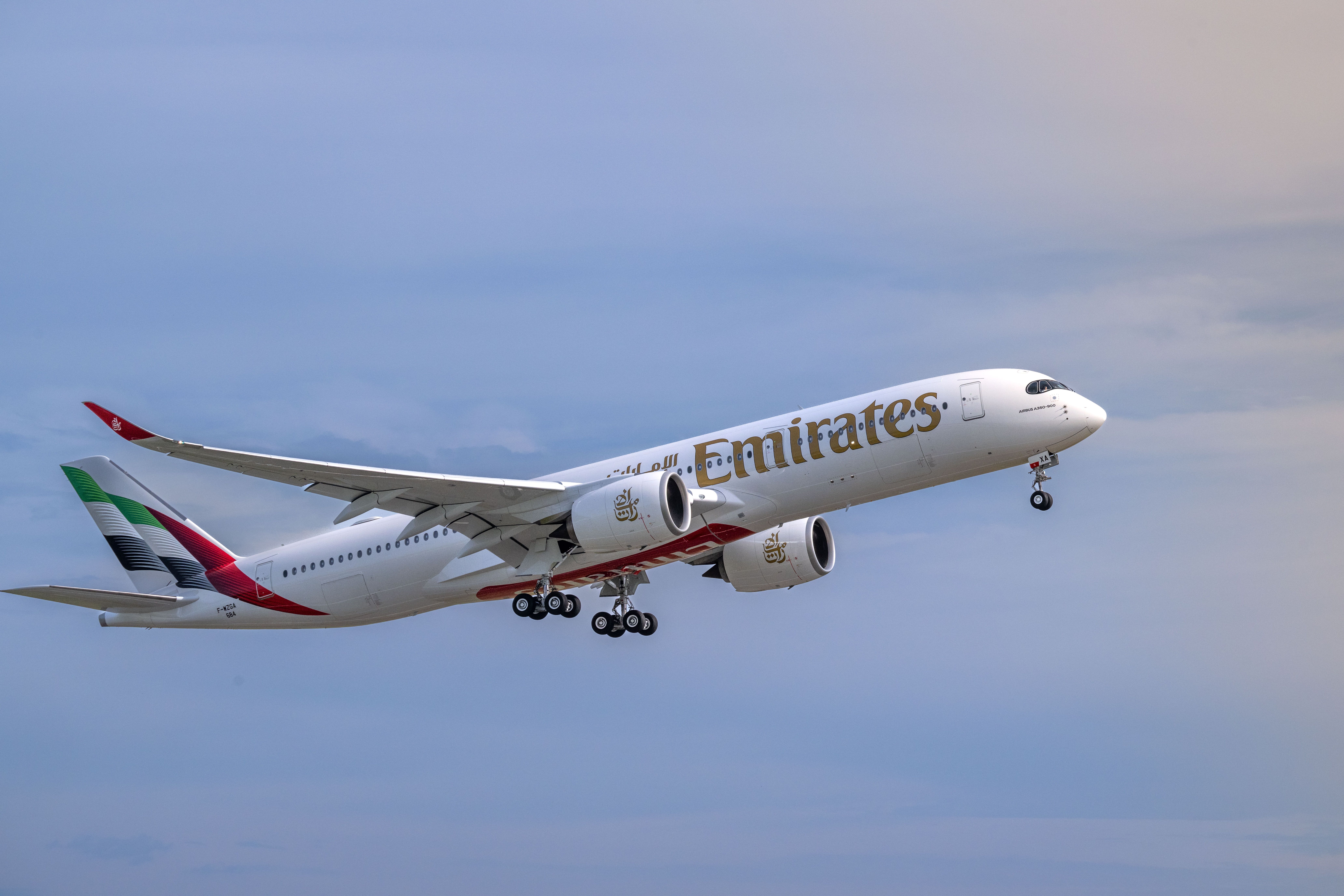 Emirates Airbus A350-900 Inflight