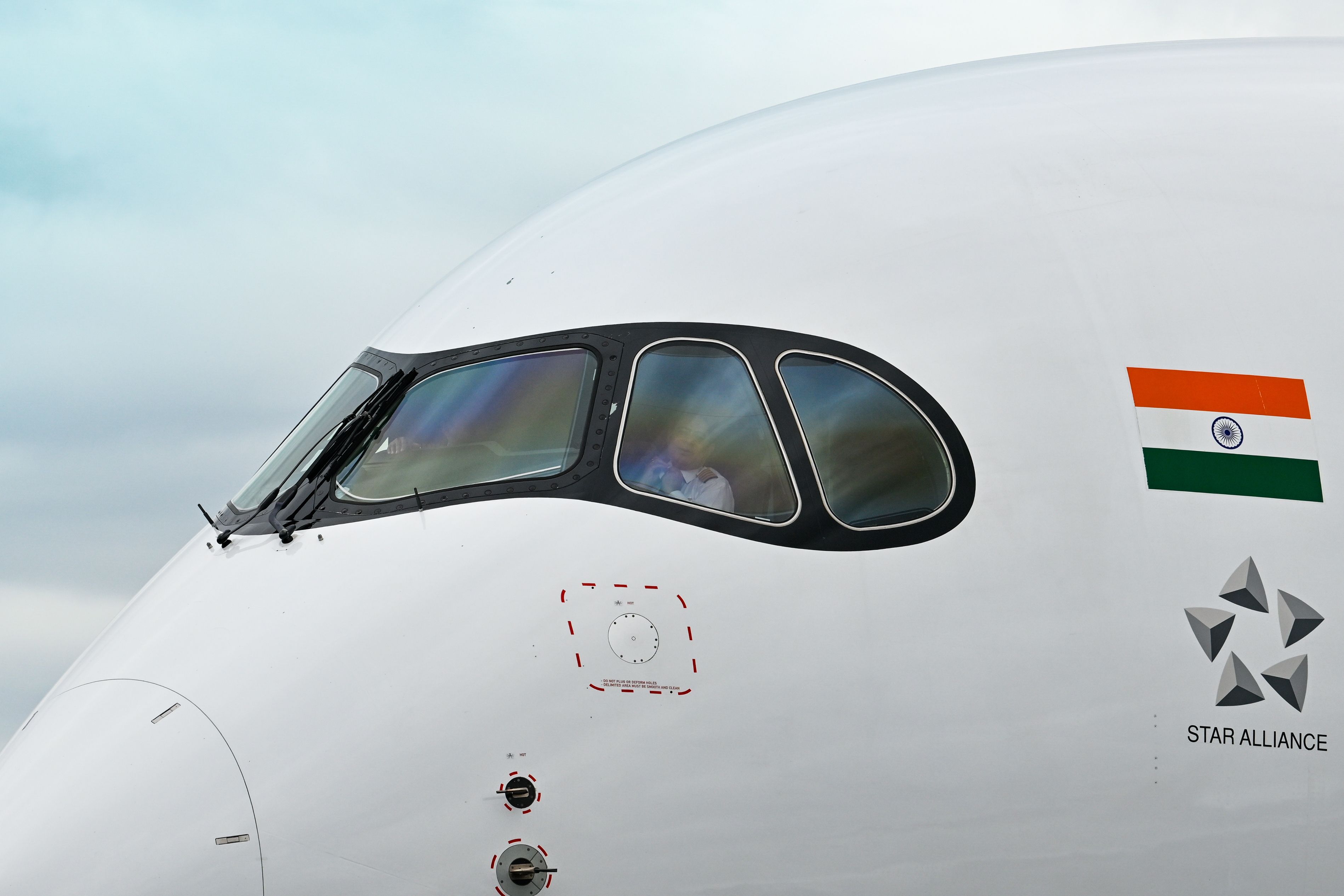 An Airbus A350-900 of Air India