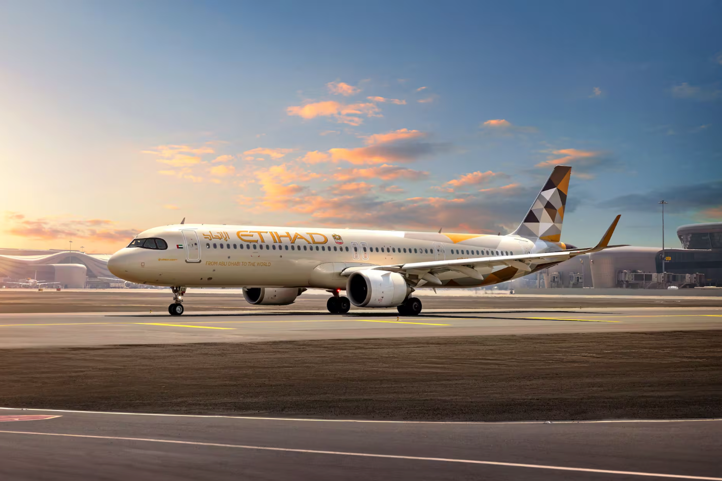 Etihad Airways Airbus A321LR render