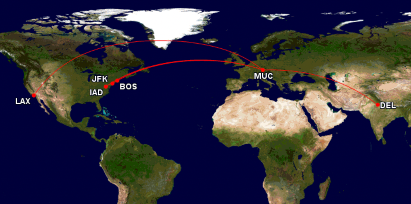Lufthansa Airbus A380 network summer 2025