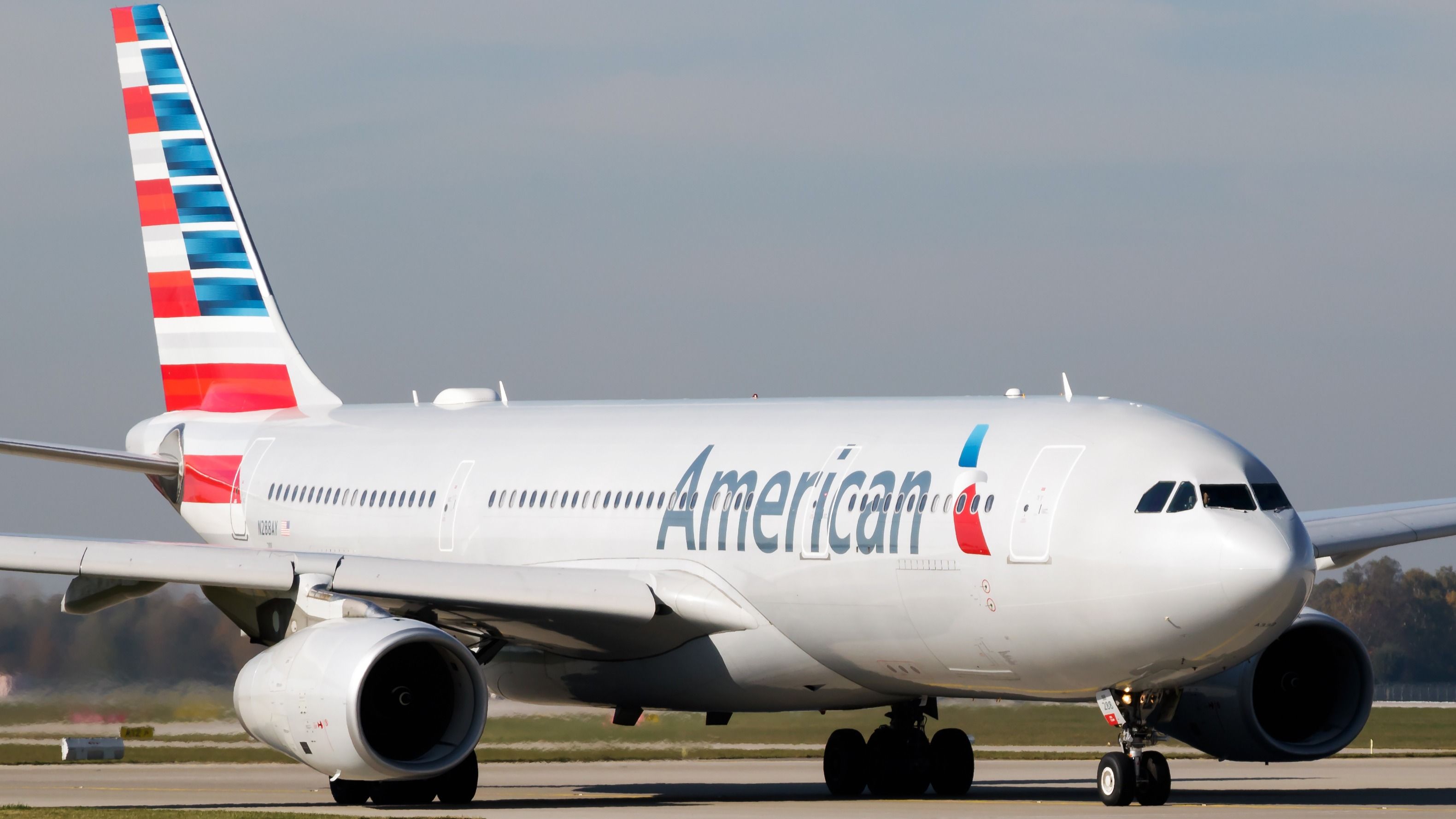 American Airlines Airbus A330-200 taxiing at MUC shutterstock_1343519063