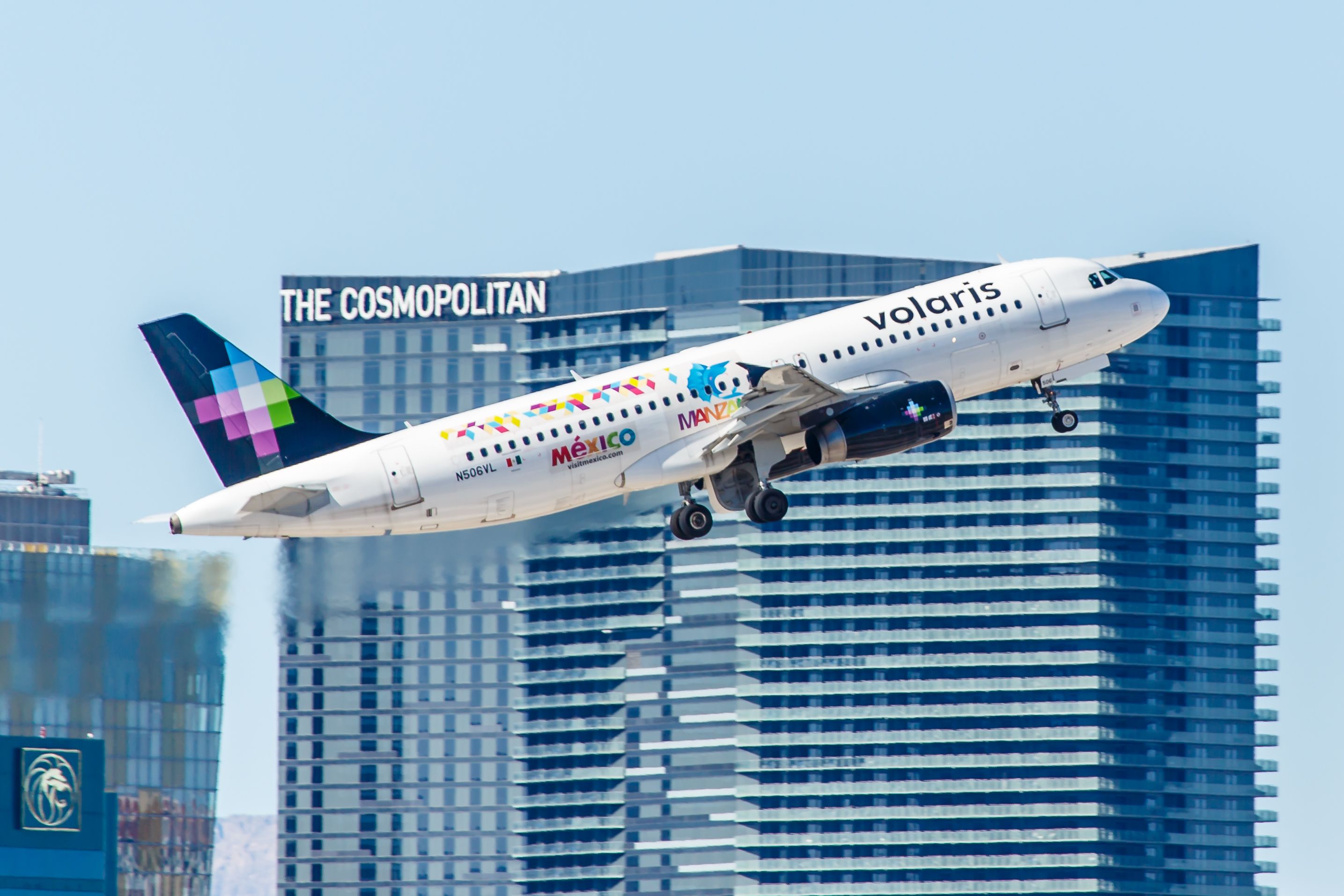 Volaris Airbus A320 Departing Las Vegas