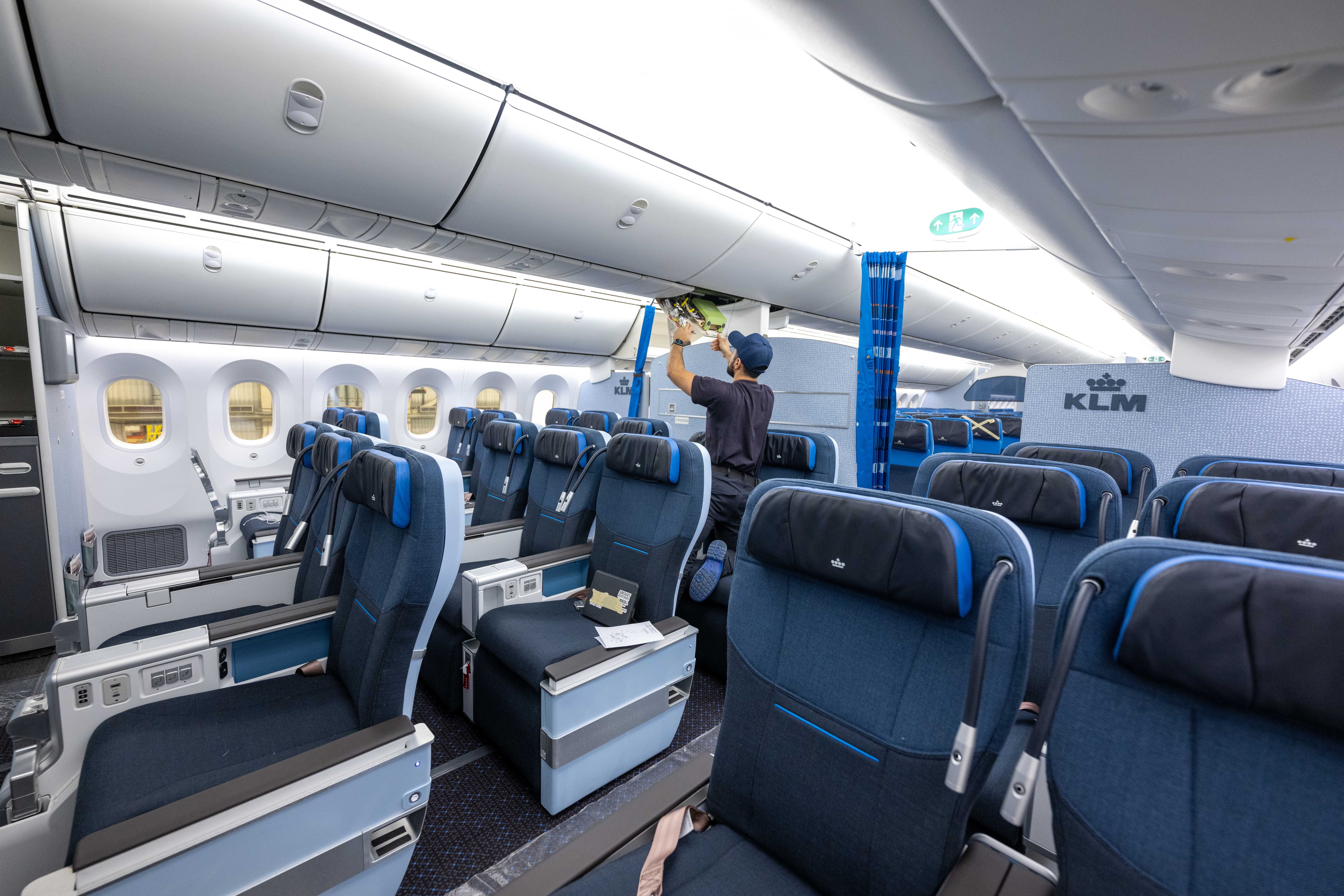 KLM Premium Economy Cabin
