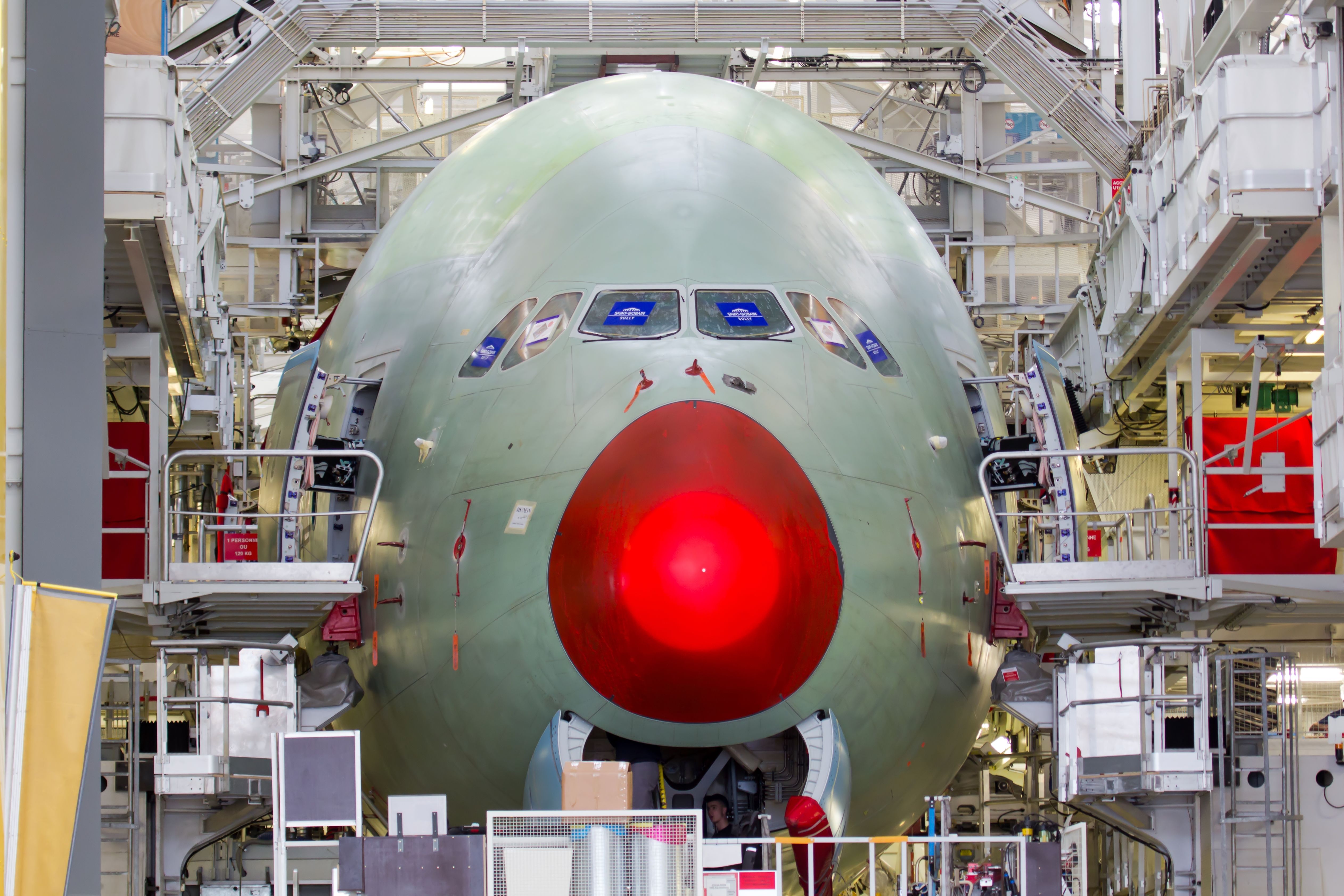 Airbus A380 production shutterstock_2117614601