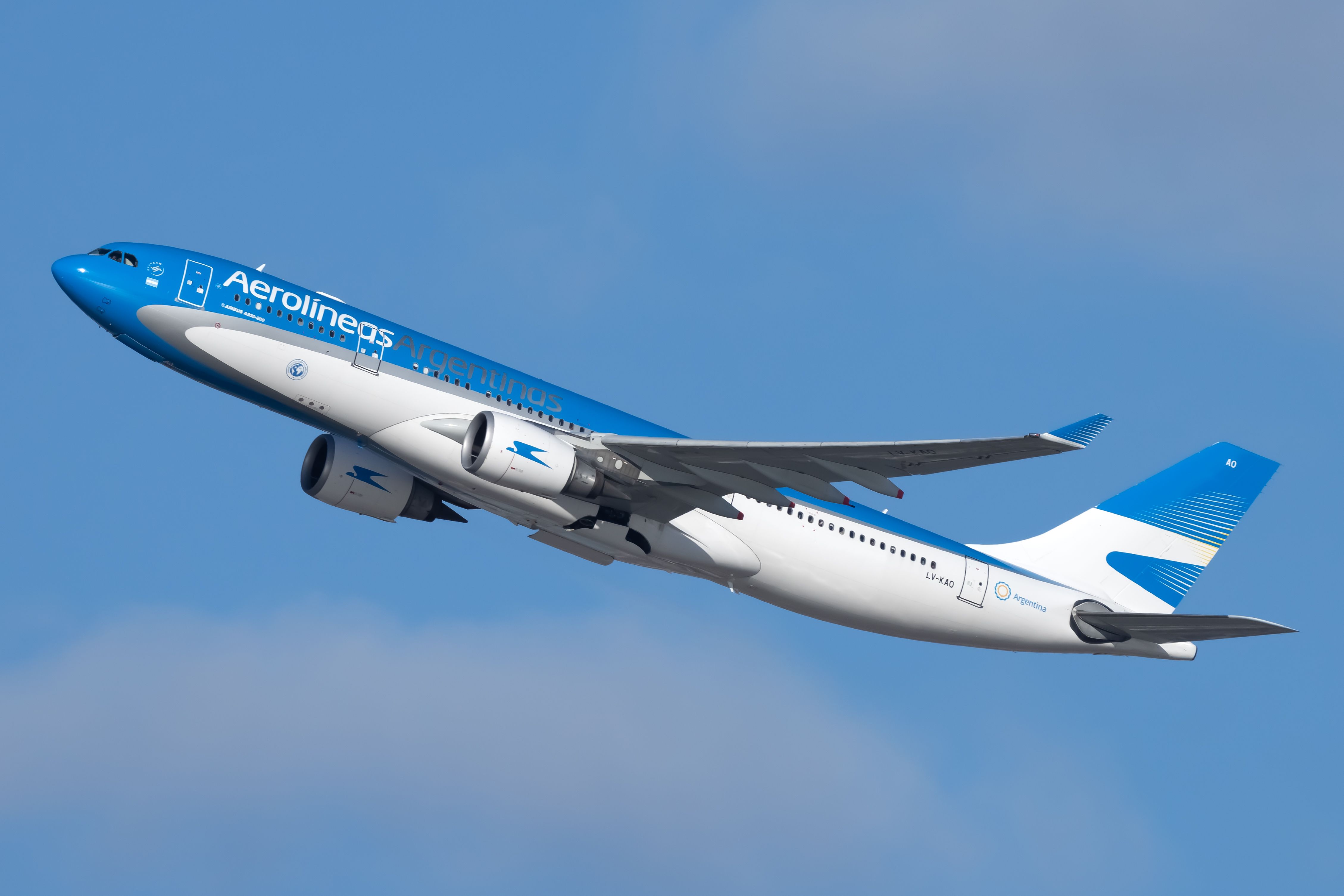 Aerolineas Argentinas Airbus A330-200 Inflight