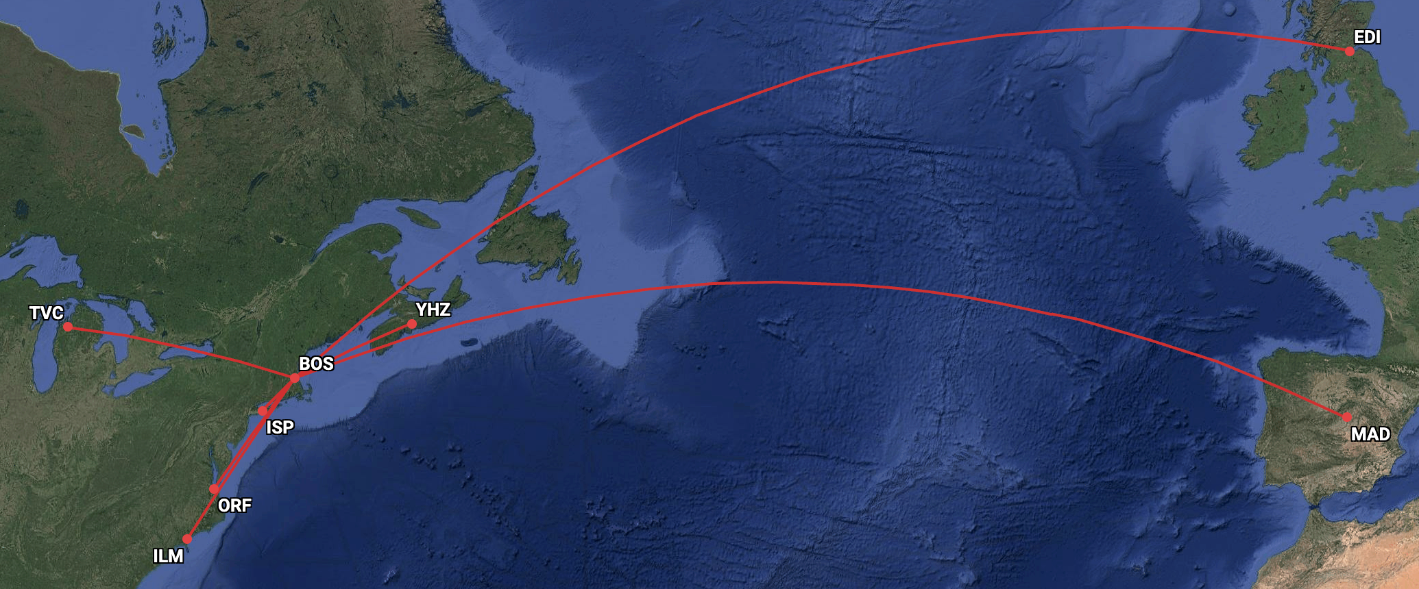New JetBlue routes from Boston Logan International Airport BOS
