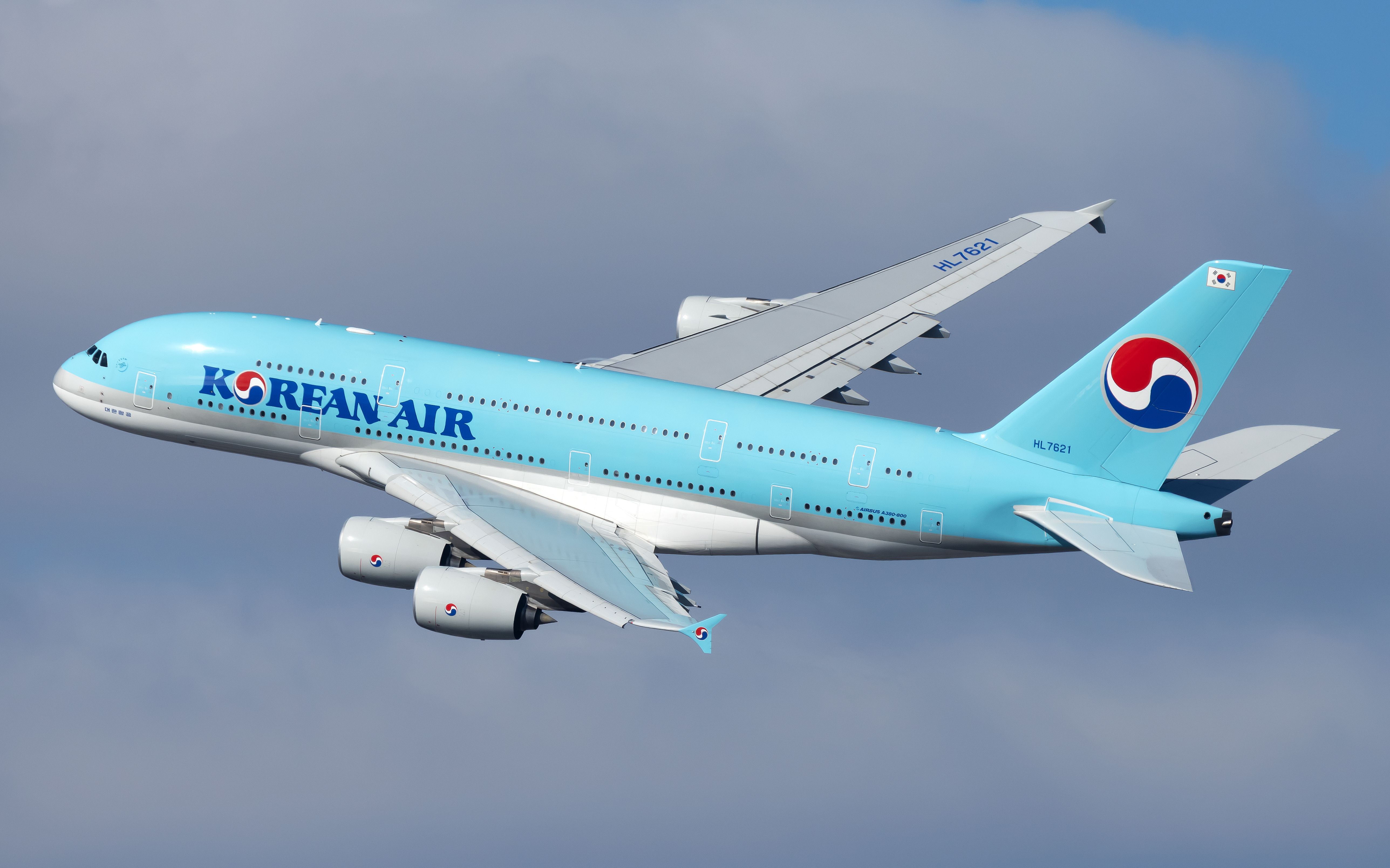 Korean Air Airbus A380 Inflight