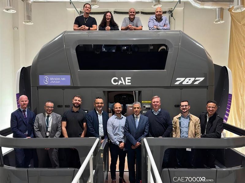 Riyadh Air Boeing 787-9 simulator
