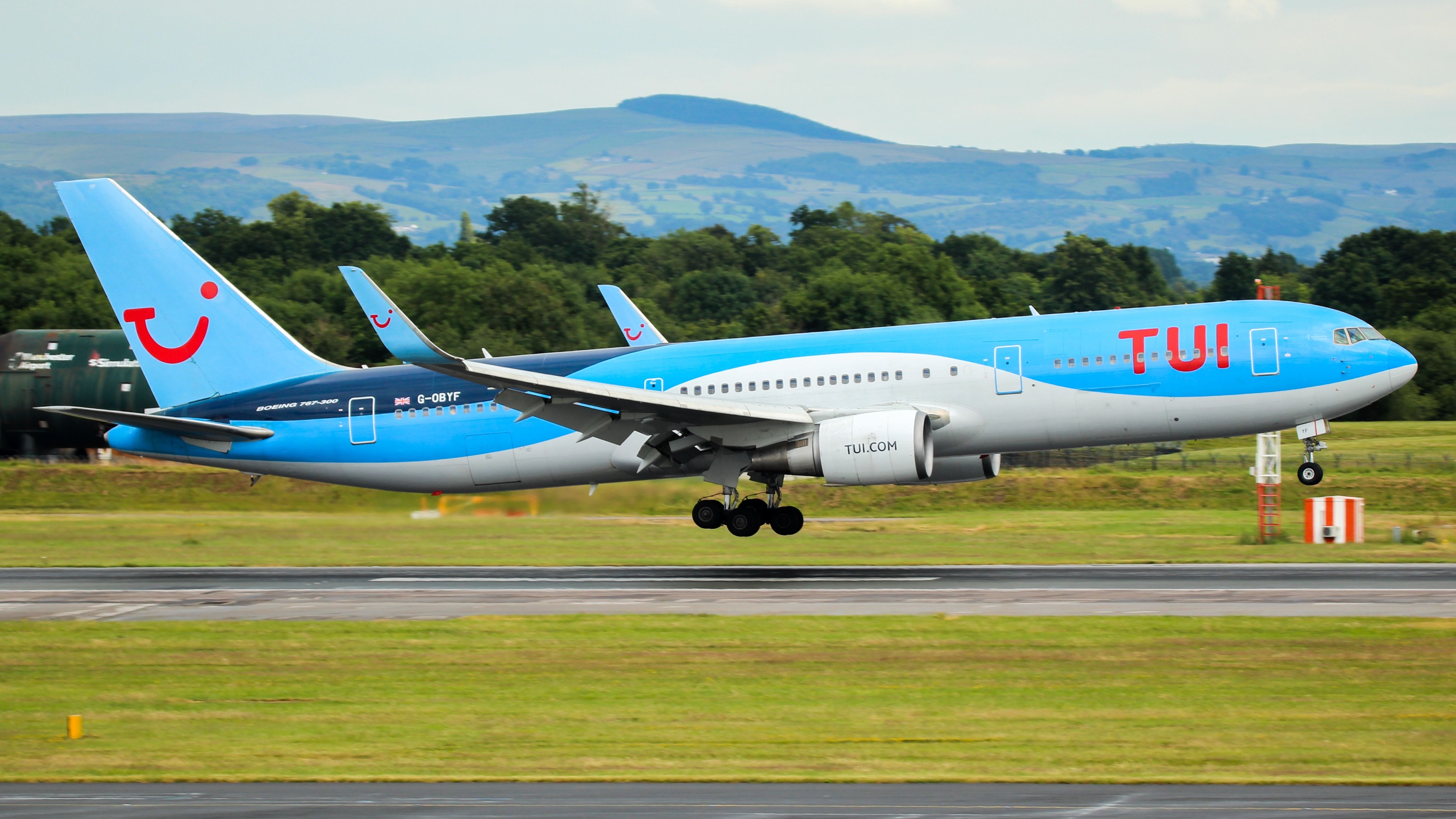 TUI Boeing 767 In Manchester