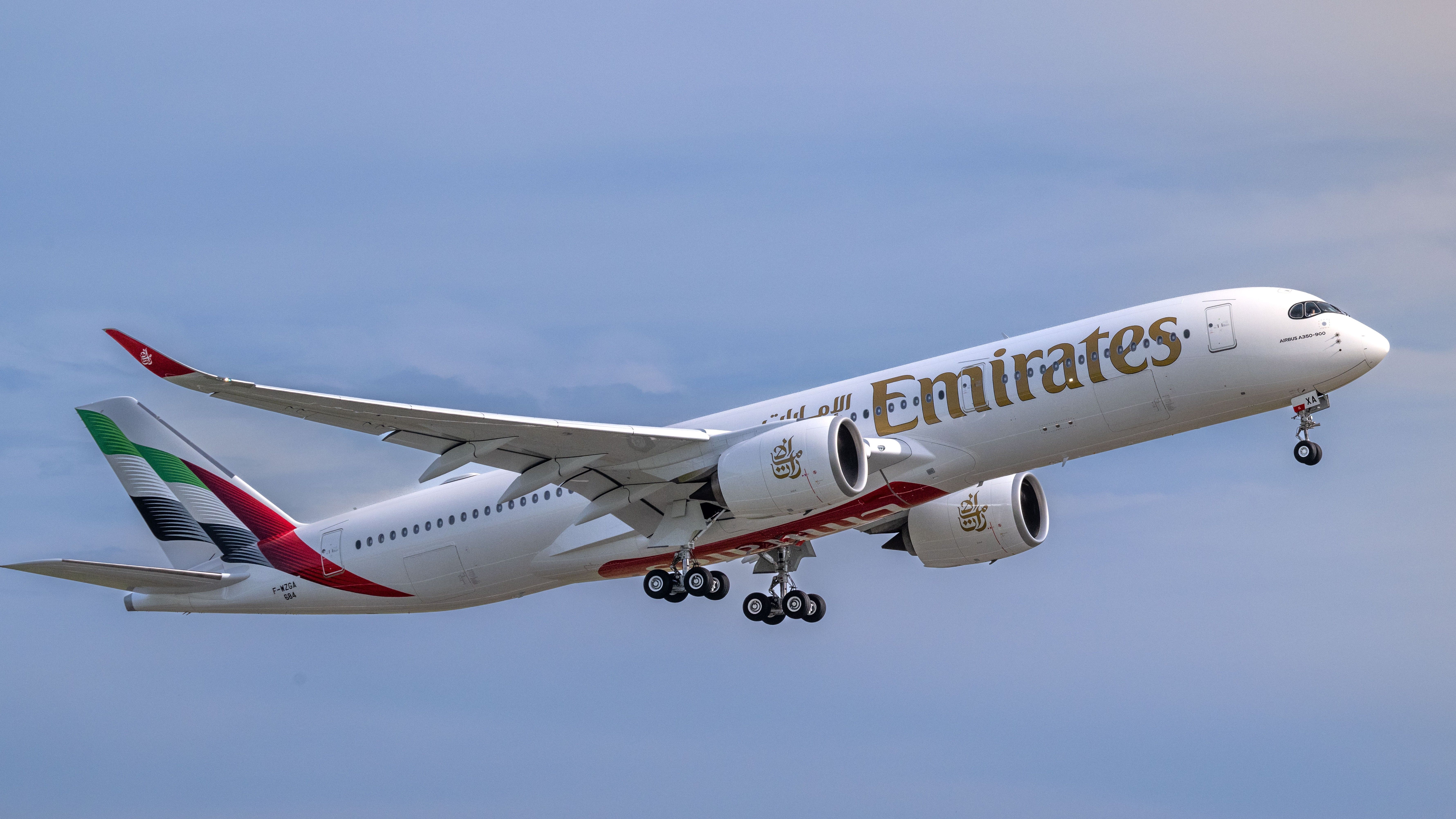 Emirates Airbus A350 Inflight