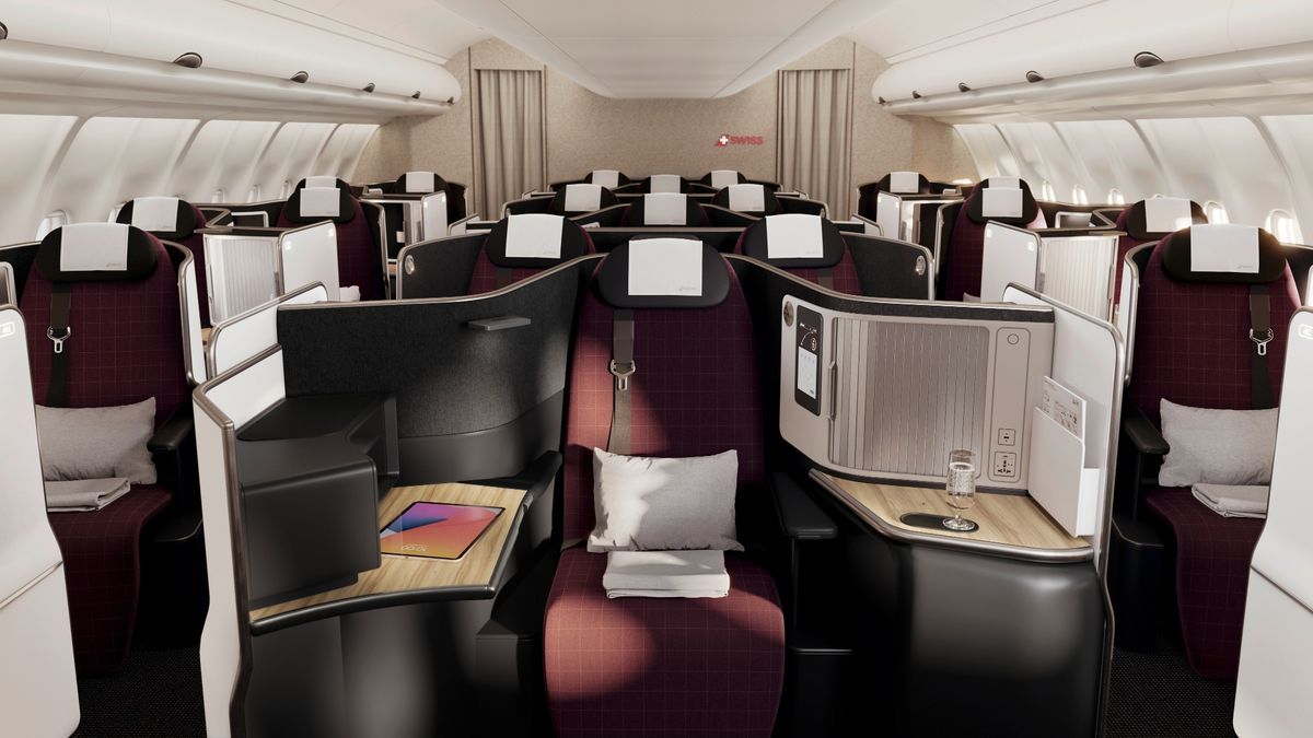 SWISS Senses business class on Airbus A350