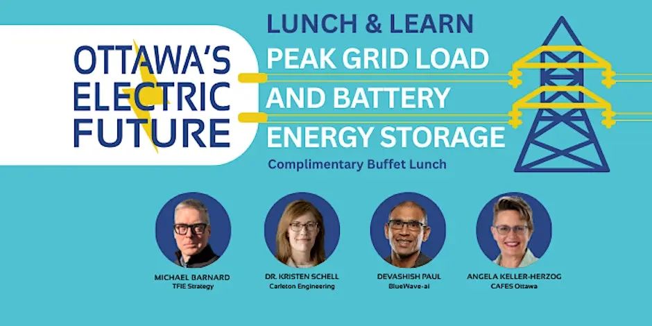 Promo image for Ottawa's Electric future discussion