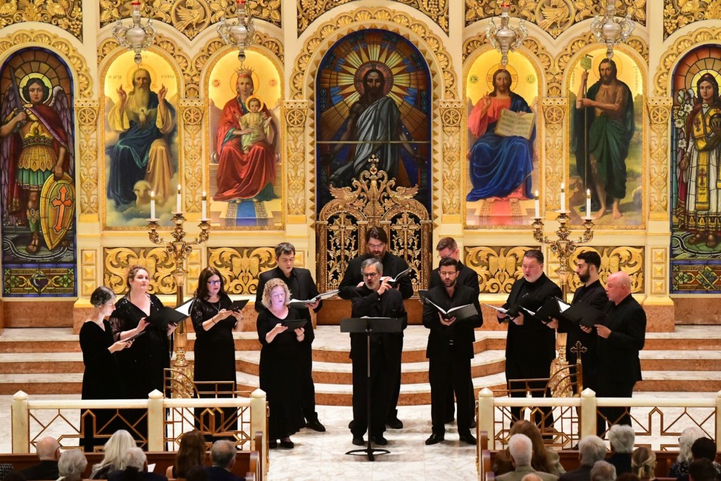 Cappella Romana performing in concert at UCLA, Oct 2024. Rich Schmitt Photography