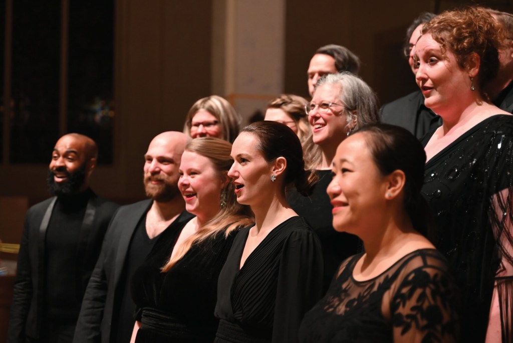 The elite vocal ensemble up close. Photo courtesy of Cappella Romana.