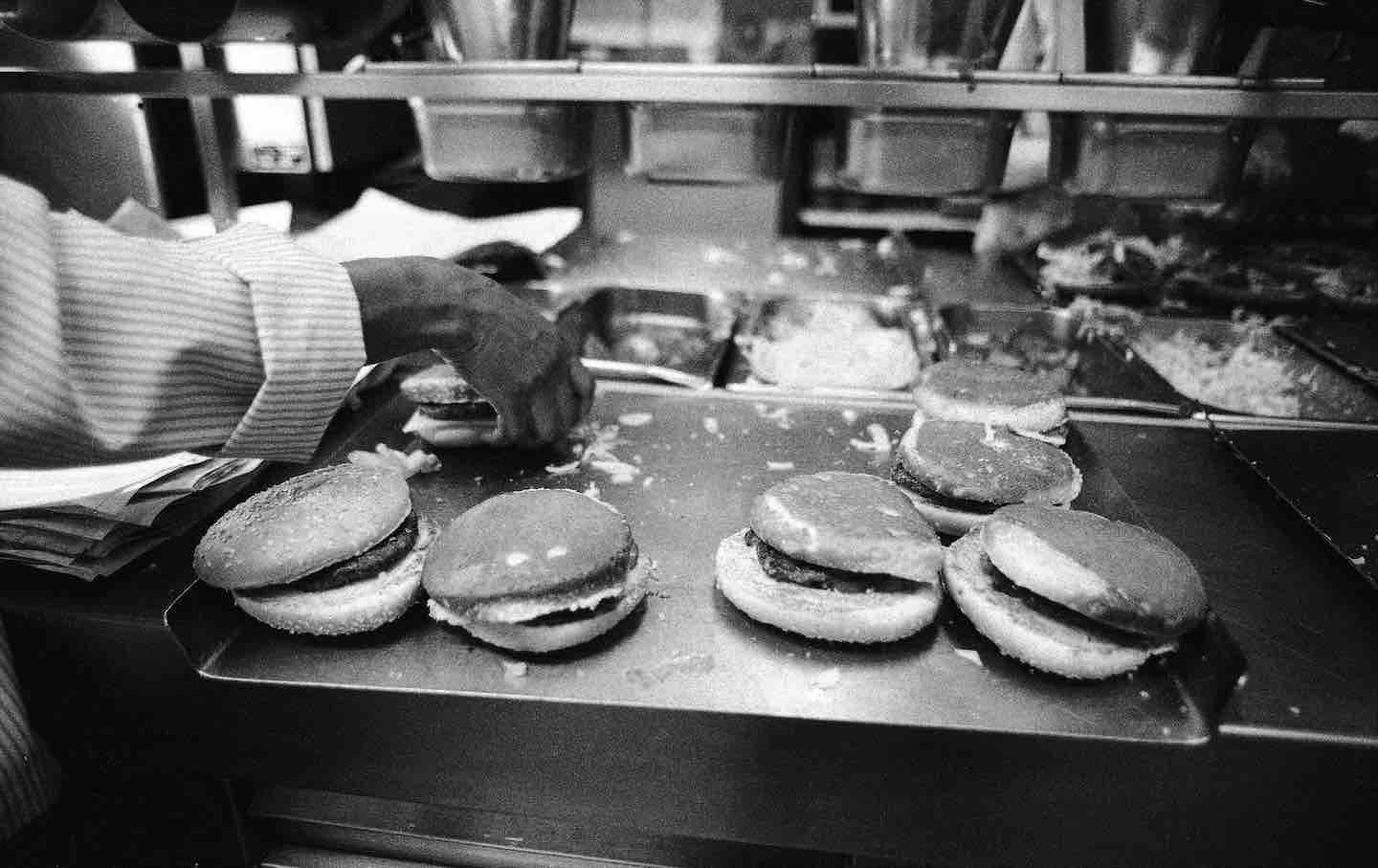 A fast-food restaurant in France, 1982.