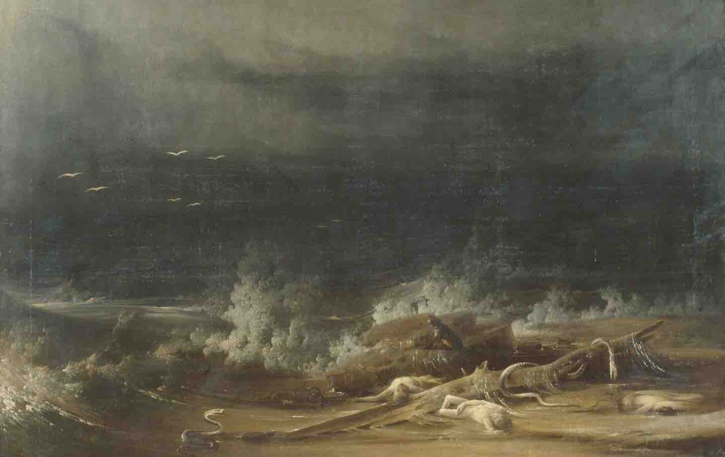 Joshua Shaw’s “The Deluge towards Its Close,” 1813.