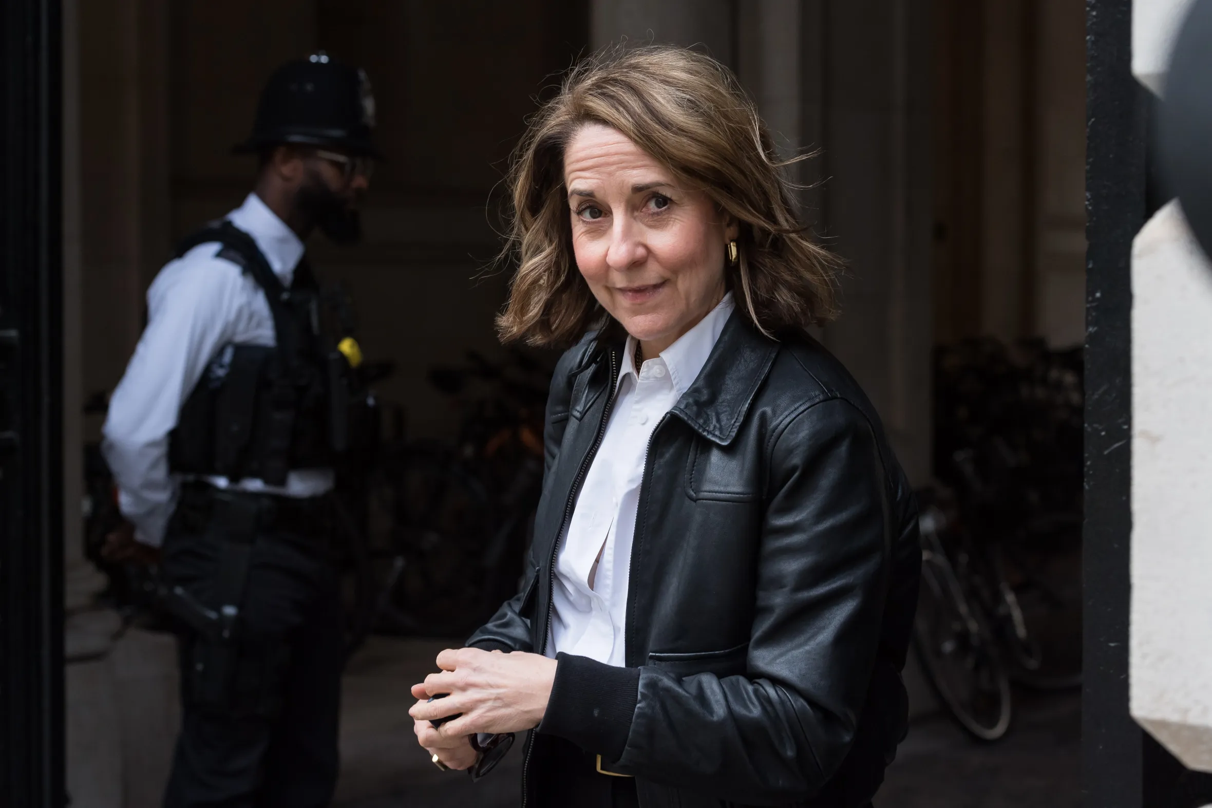 Secretary of State for Science, Innovation and Technology Liz Kendall arriving for a cabinet meeting.