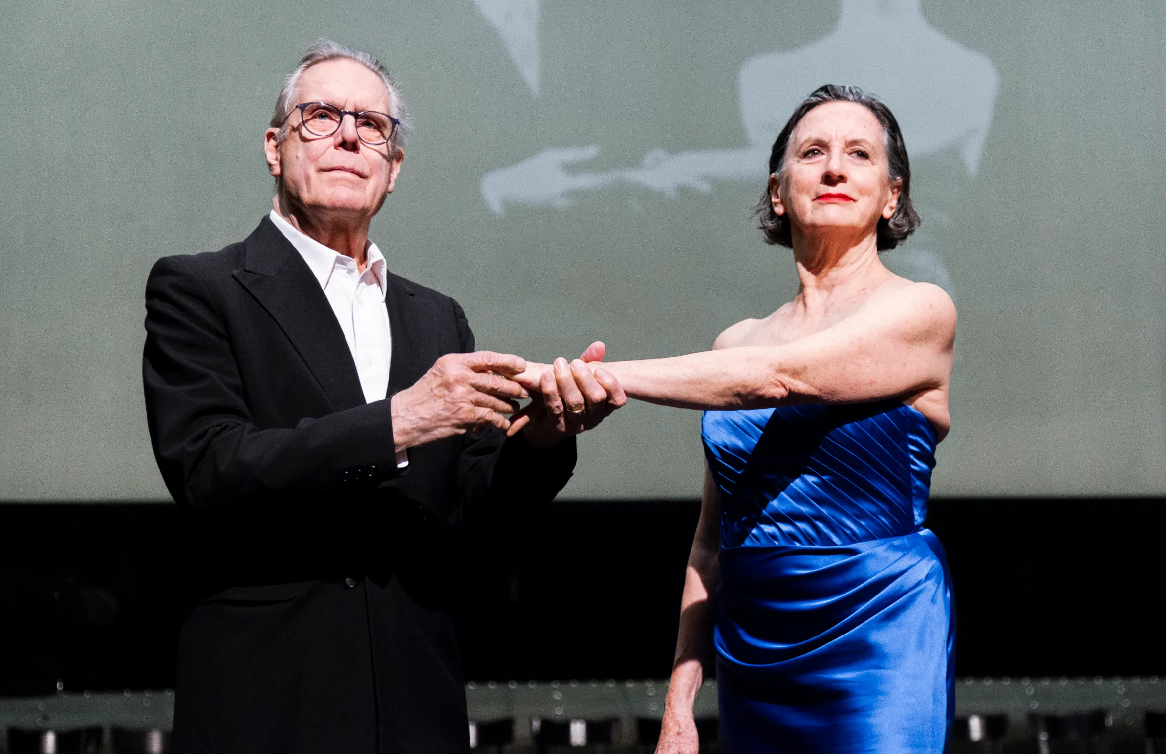 Ed Kortlandt and Meryl Tankard rehearsing for Kontakthof - Echoes of '78.