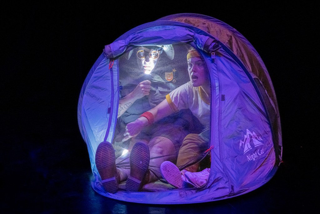 The Tortoise, the Hare and the Bear, featuring Emily Newton and Sascha Blocker. Photo: Owen Carey