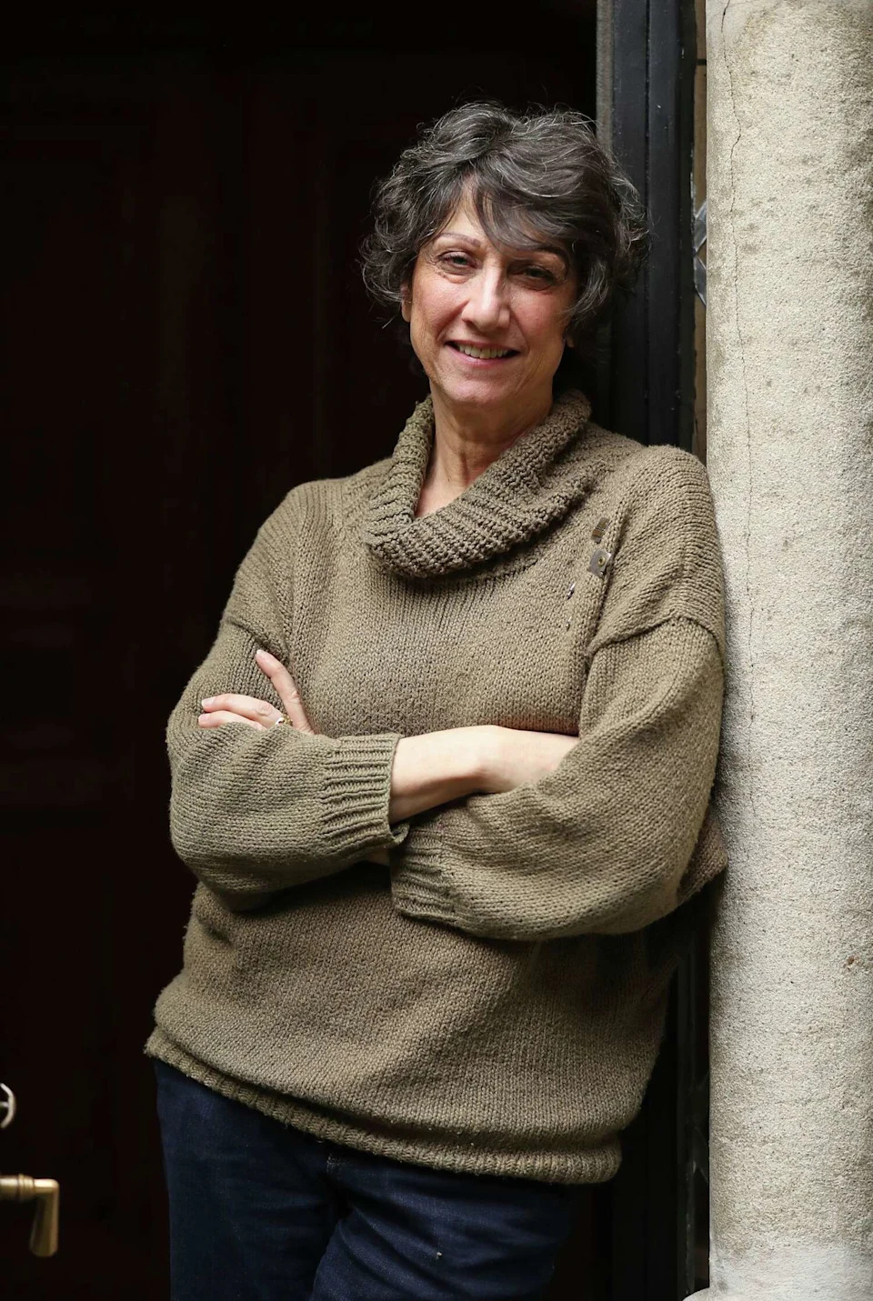 Central Works Co-Director Jan Zvaifler before rehearsal of "Bamboozled" in Berkeley on Jan. 25, 2018. (Scott Strazzante/The Chronicle)