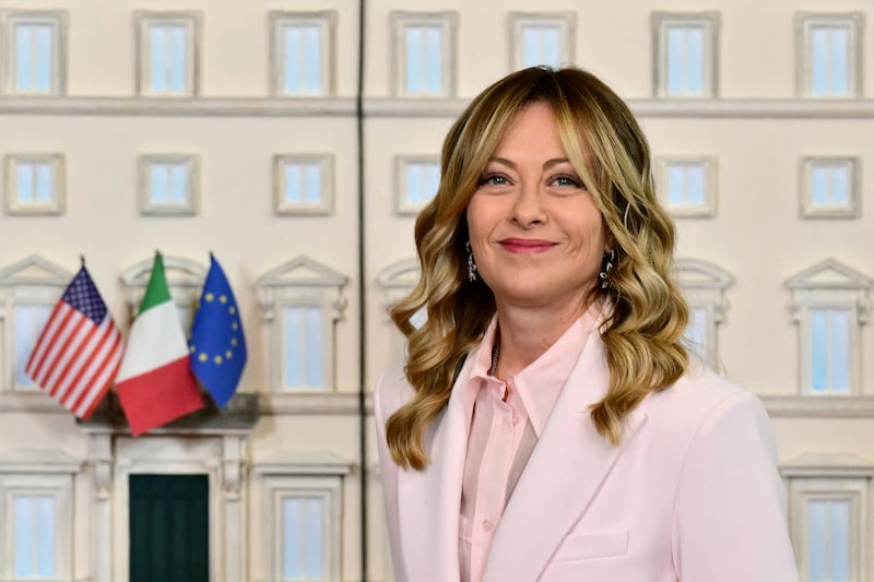 Italian prime minister Giorgia Meloni. Photograph: Stefano Rellandini/AFP/Getty