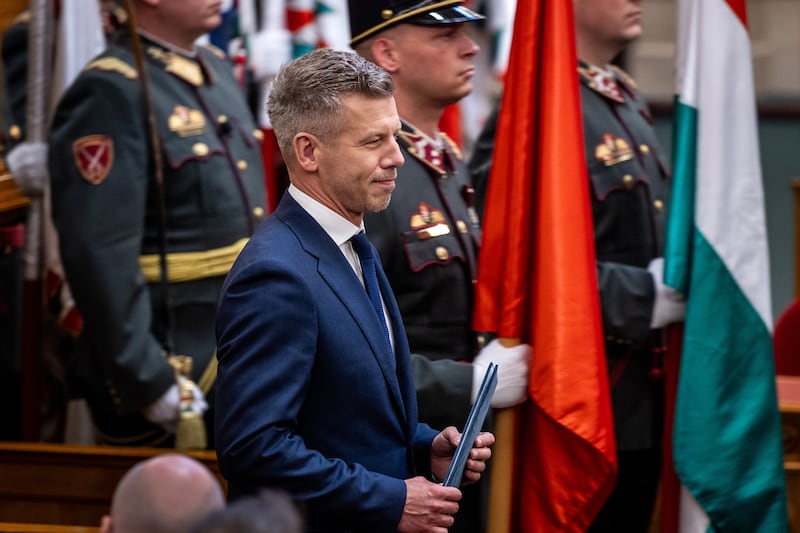 Reverse rebellion: Hungary's prime minister, Peter Magyar. Photograph: John Moore/Getty