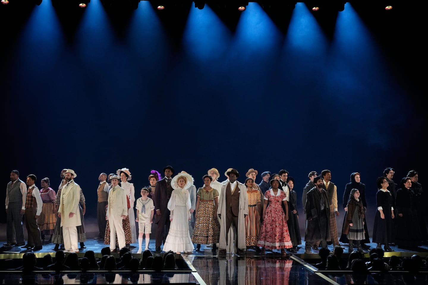 The cast of "Ragtime" performed during the 79th annual Tony Awards on Sunday at Radio City Music Hall in New York.