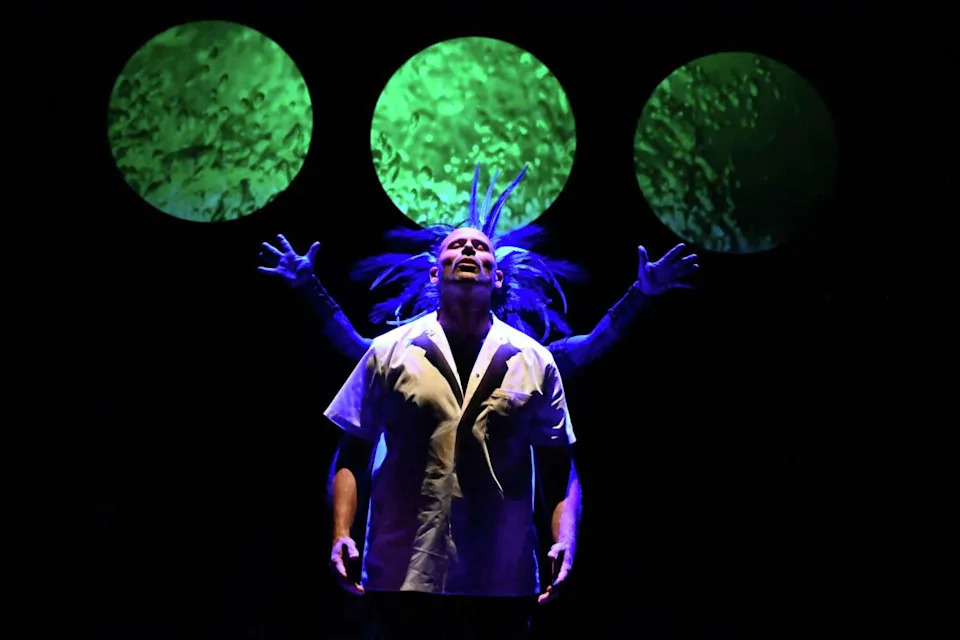 Daniel Duque-Estrada in Magic Theatre's "Aztlán." (Jay Yamada/Magic Theatre)