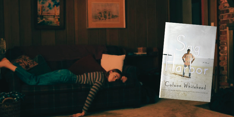 Lady Bird, Saoirse Ronan on couch, Sag Harbor