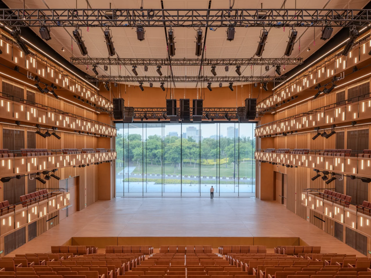 Harmony Hall, looking toward the stage