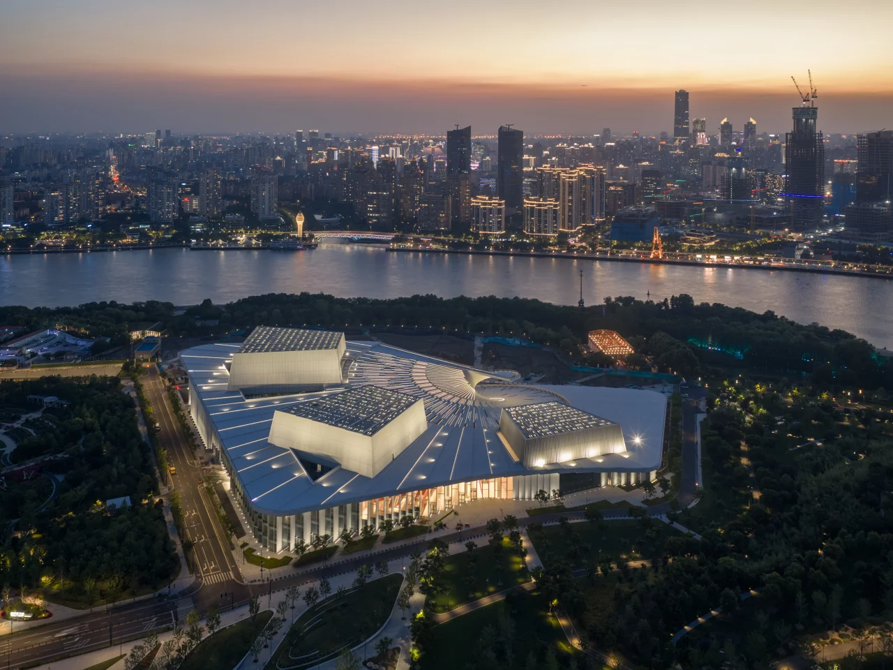 The massive complex revives the Expo 2010 site