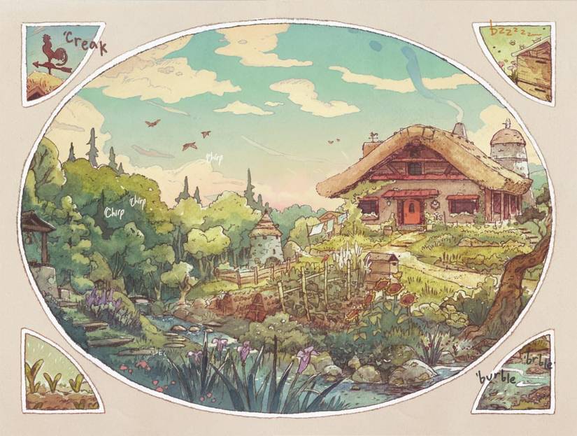 The double page spread opens the story
