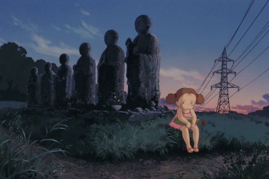 Screenshot from the animated film My Neighbor Totoro