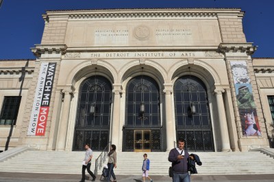 Exterior view of the Detroit Institute of Arts.