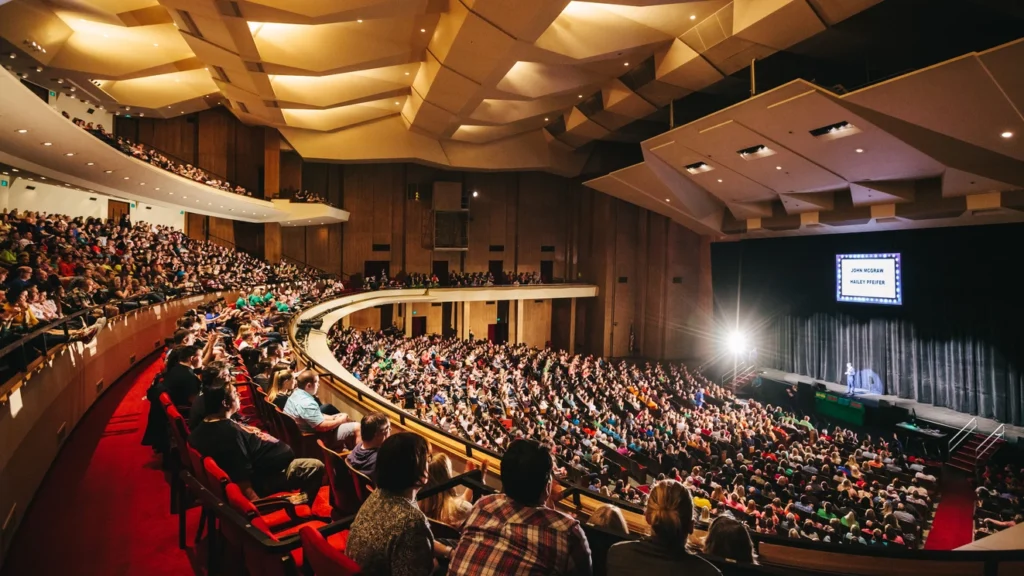 The 3,000-seat Keller Auditorium would be remodeled into a smaller, 1,200- to 1,800-seat performane space under Mayor Keith Wilson's proposal. Photo: Jason Quigley
